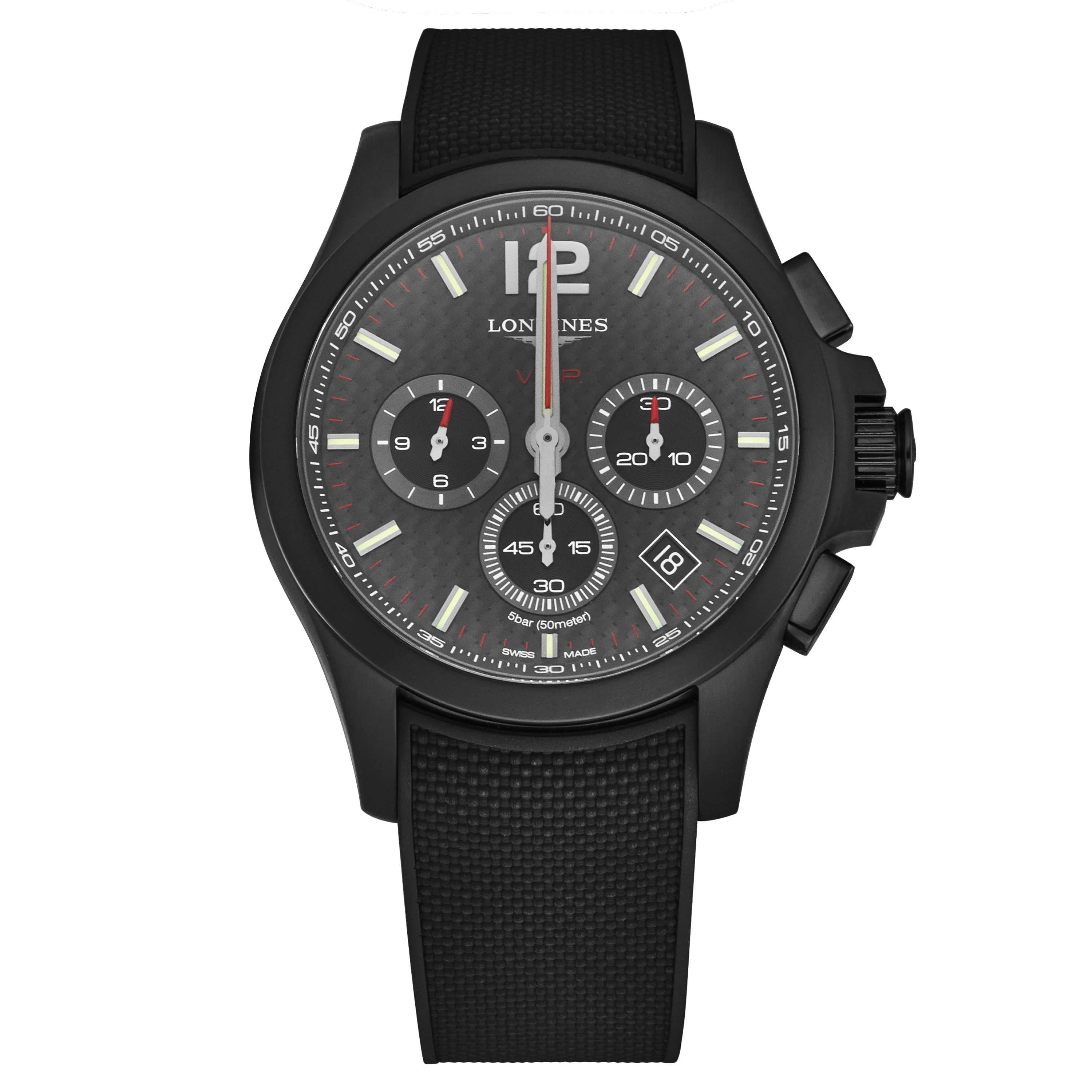 Conquest V.H.P. L37272669 / Black | Black Dial