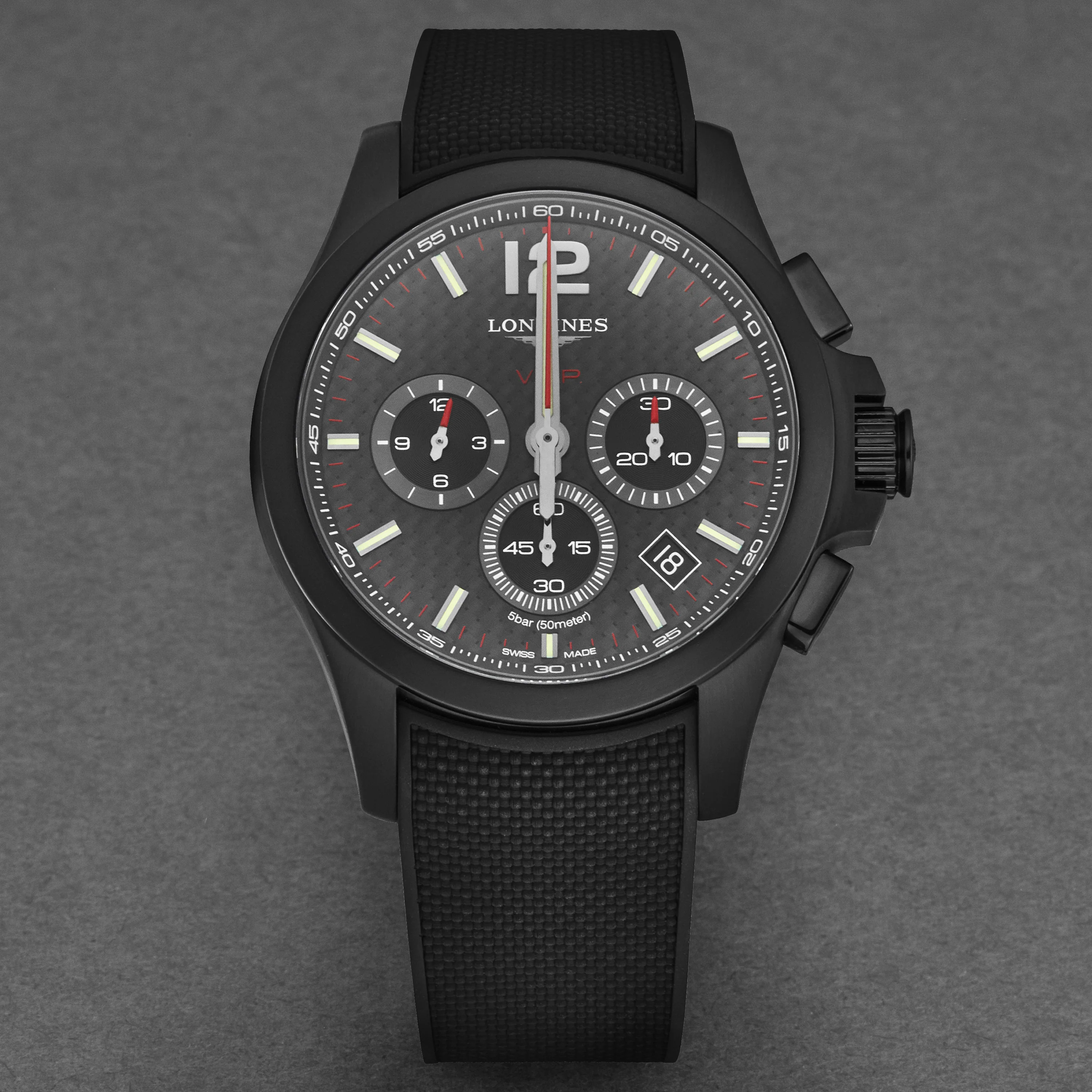 Conquest V.H.P. L37272669 / Black | Black Dial - Image 4