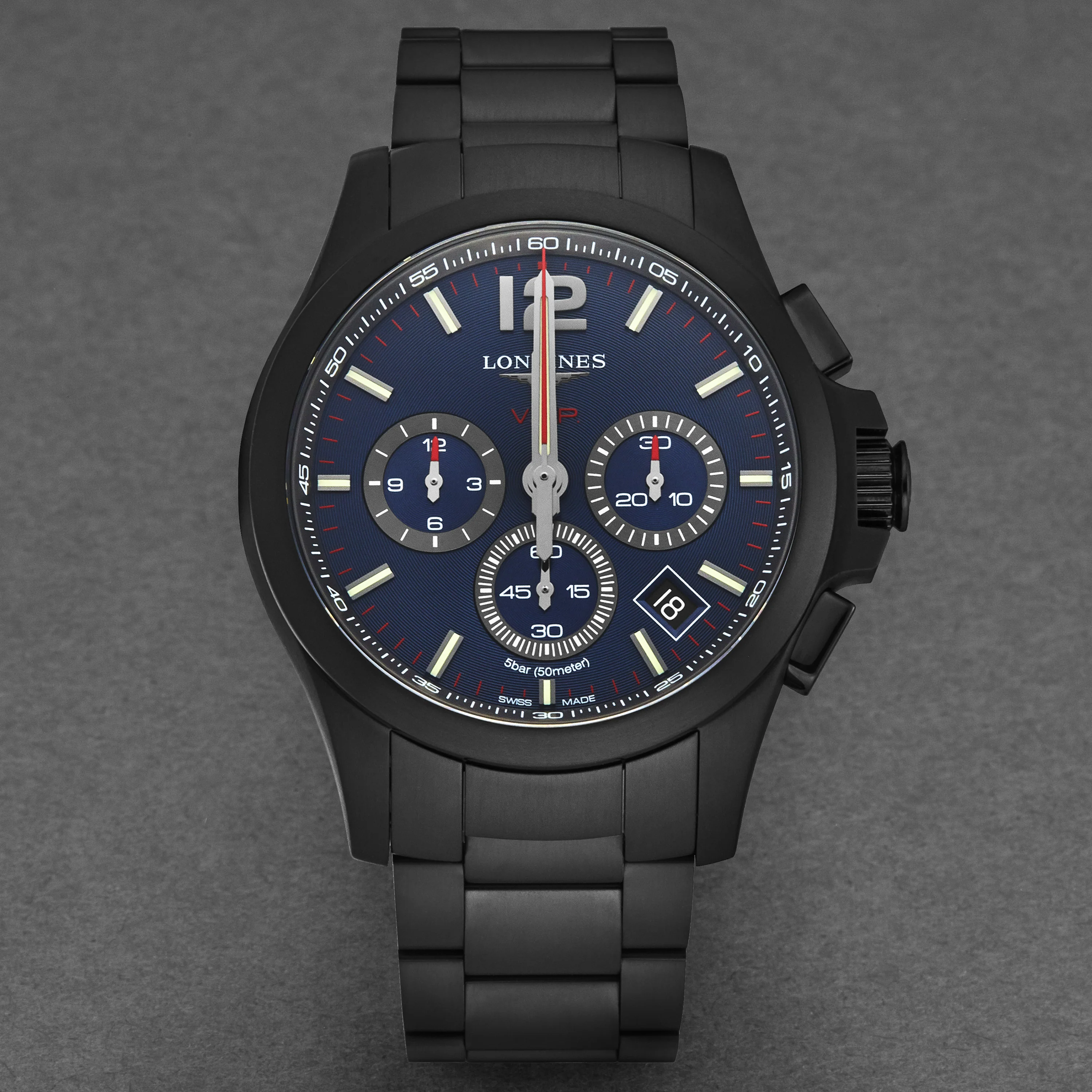 Conquest V.H.P. L37272966 / Blue | Blue Dial - Image 4
