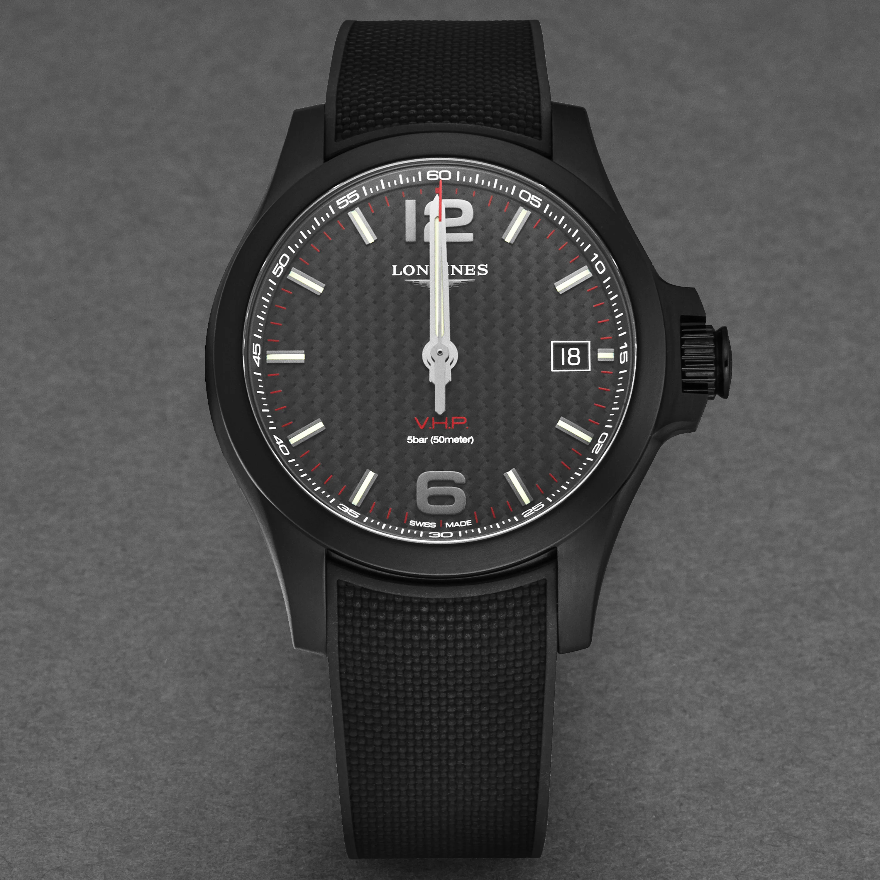 Conquest V.H.P. L37282669 / Black | Black Dial - Image 4