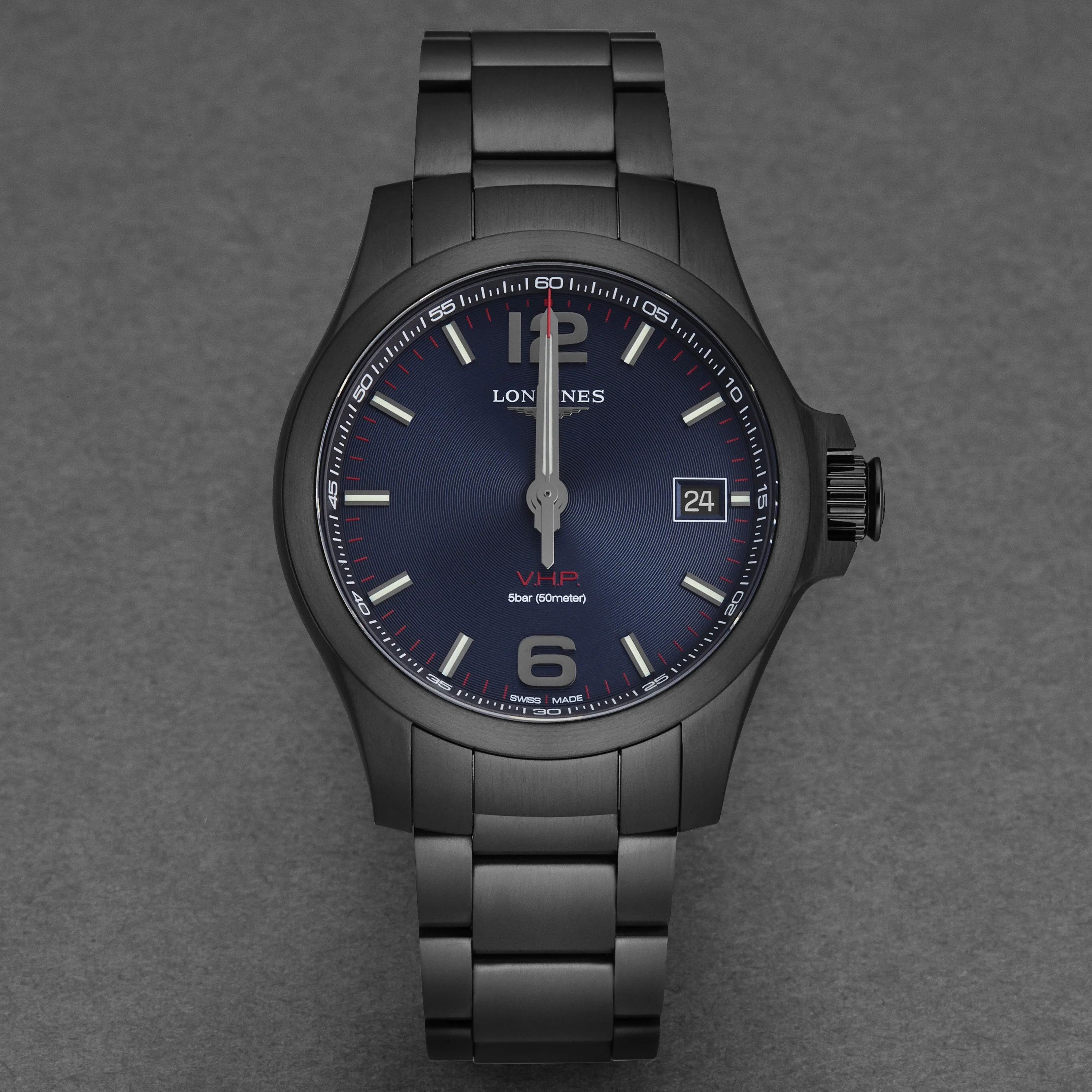 Conquest VHP L37162966 / Blue | Blue Dial - Image 4