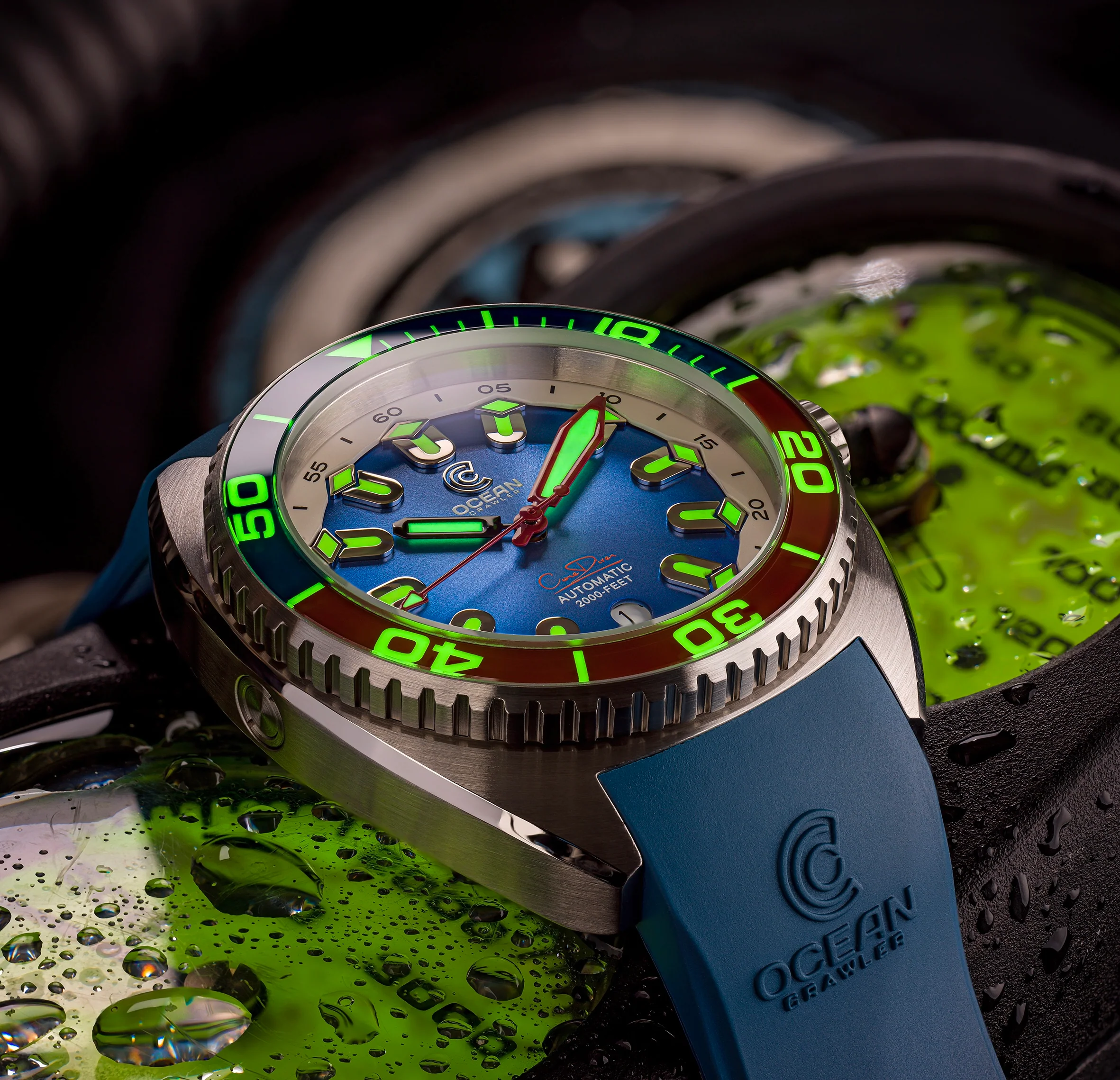 CORE DIVER Red/Blue Refractor Core Diver | Blue Dial - Image 3
