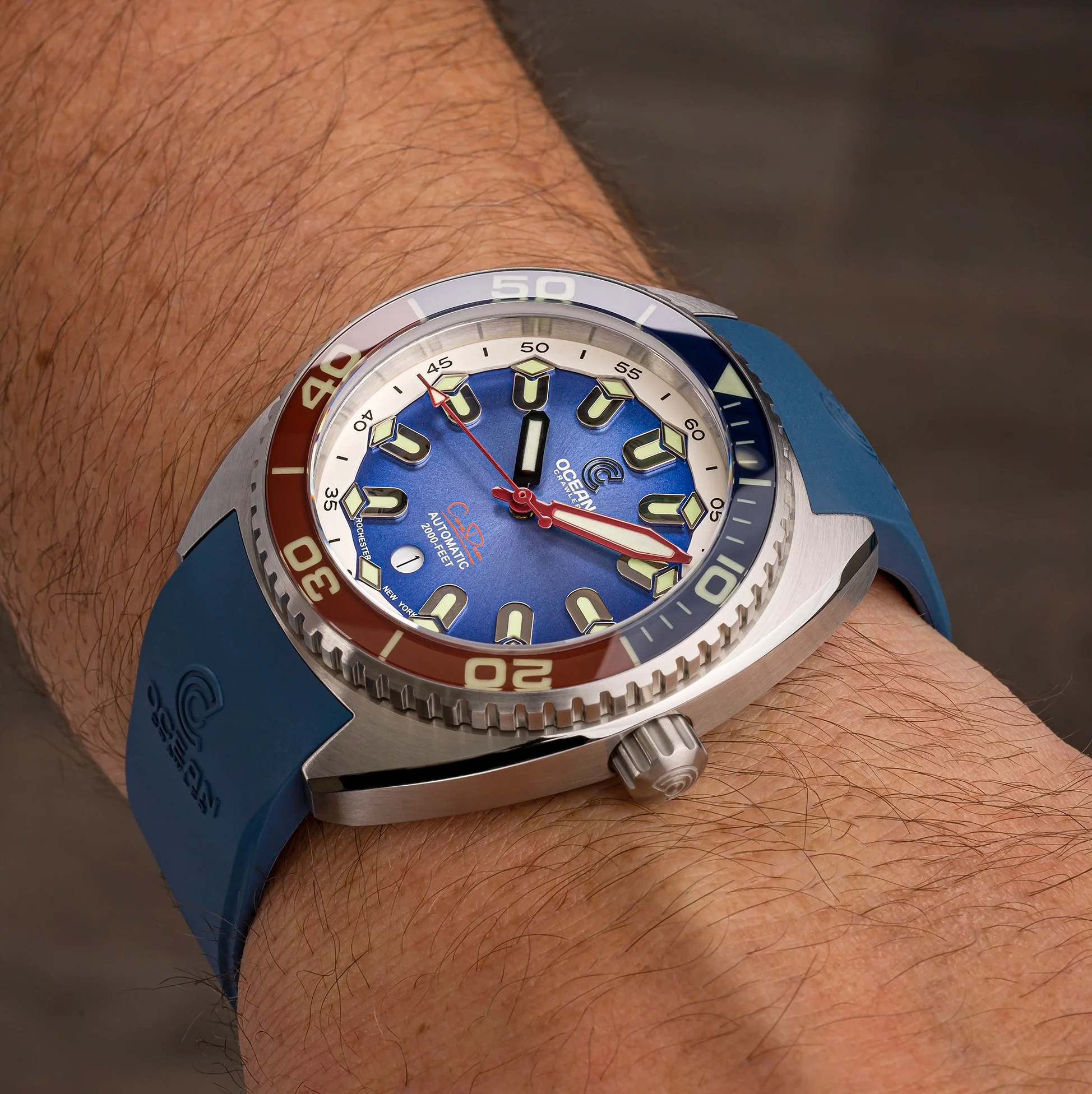 CORE DIVER Red/Blue Refractor Core Diver | Blue Dial - Image 4