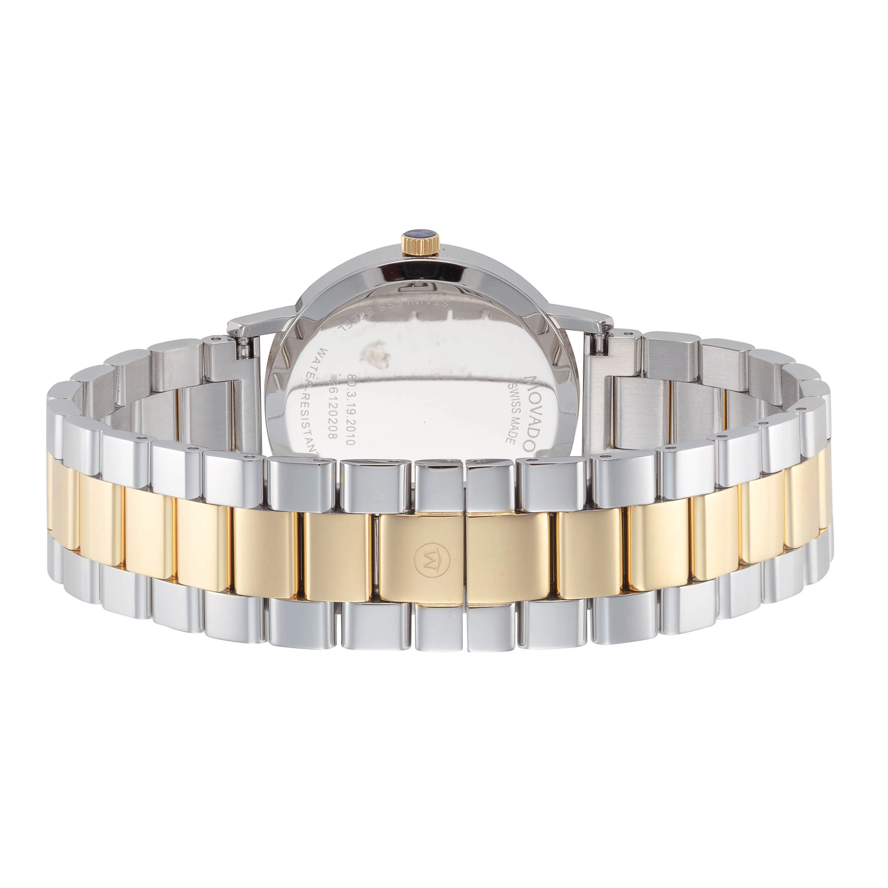 Corporate 40mm / Black Stick Index / Silver and Gold | Black Dial - Image 3