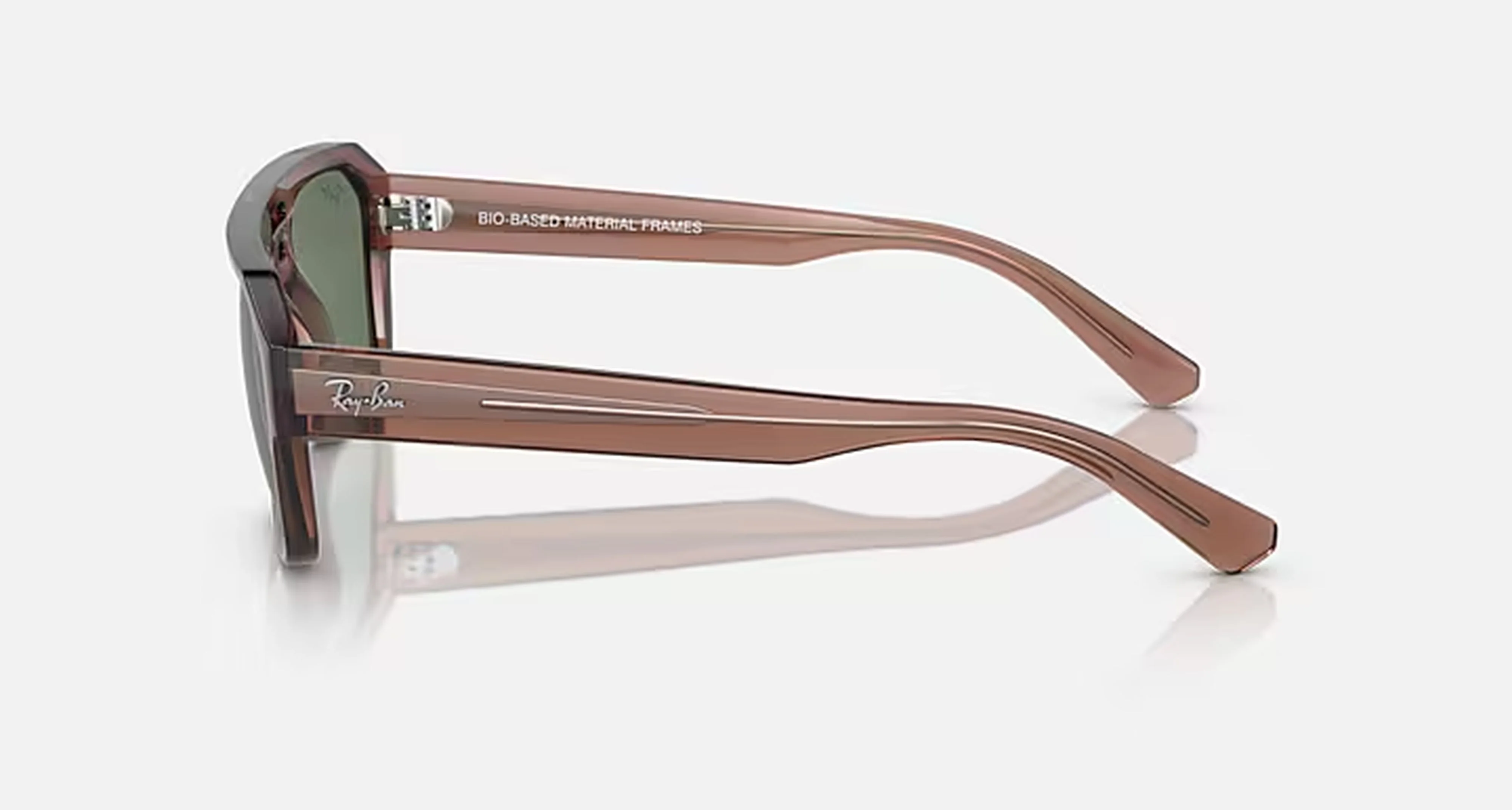 CORRIGAN BIO-BASED UNISEX / TRANSPARENT BROWN - DARK GREEN | Dial - Image 3