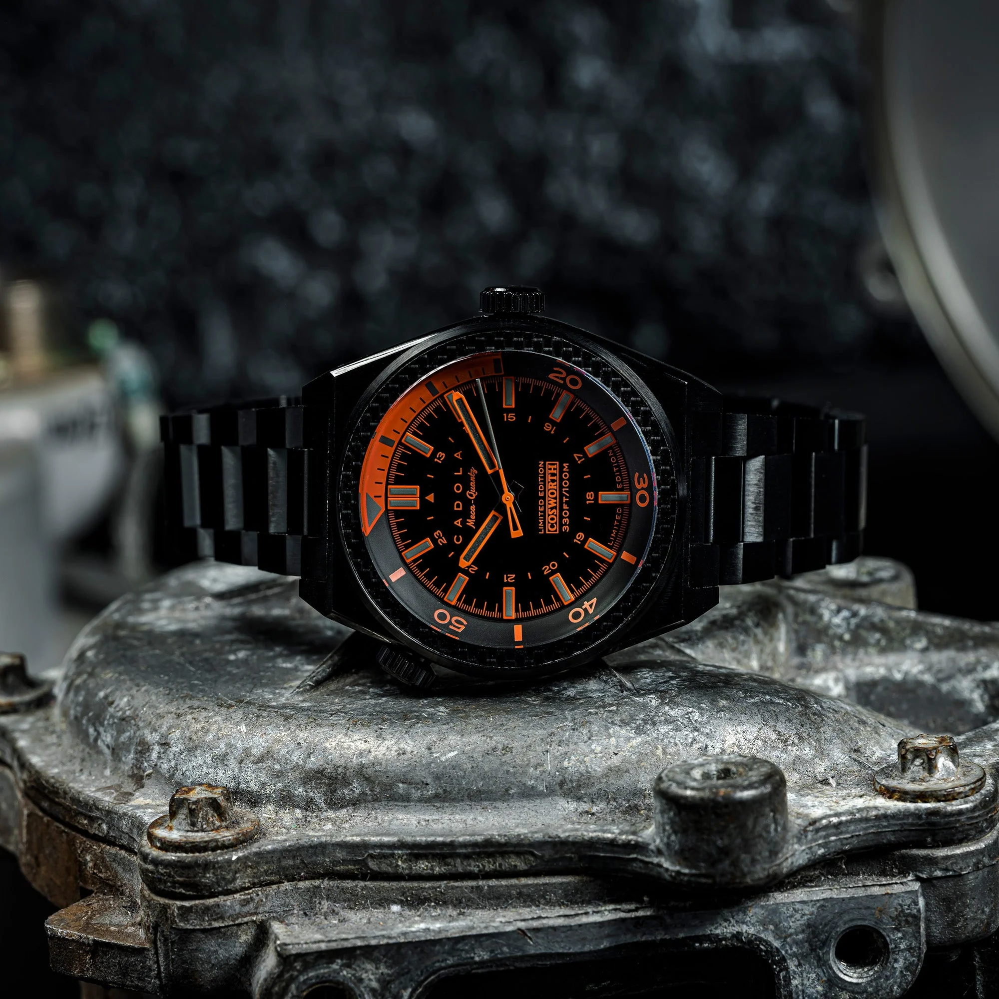 COSWORTH COSTIN MECA-QUARTZ LIMITED EDITION BLACK / STAINLESS STEEL | Black Dial - Image 3