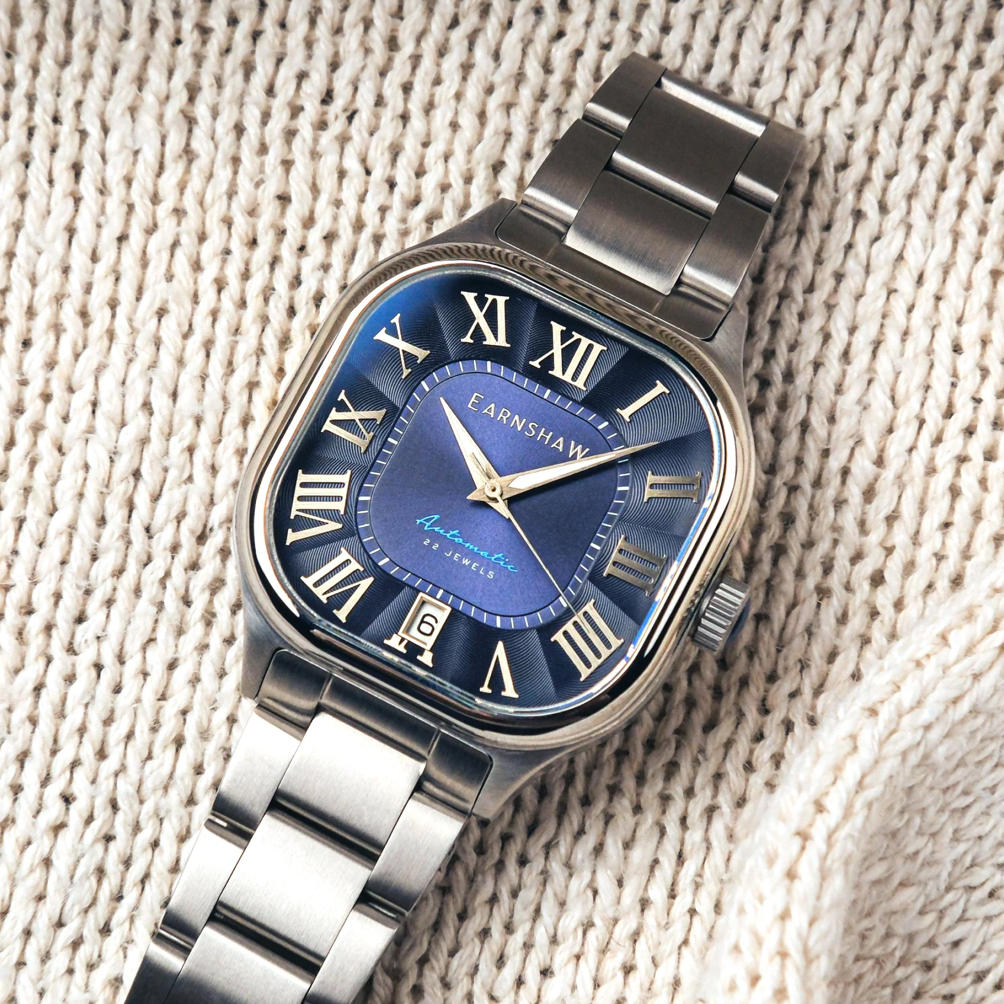 Coussin Automatic Blue / Stainless Steel | Blue Dial - Image 3