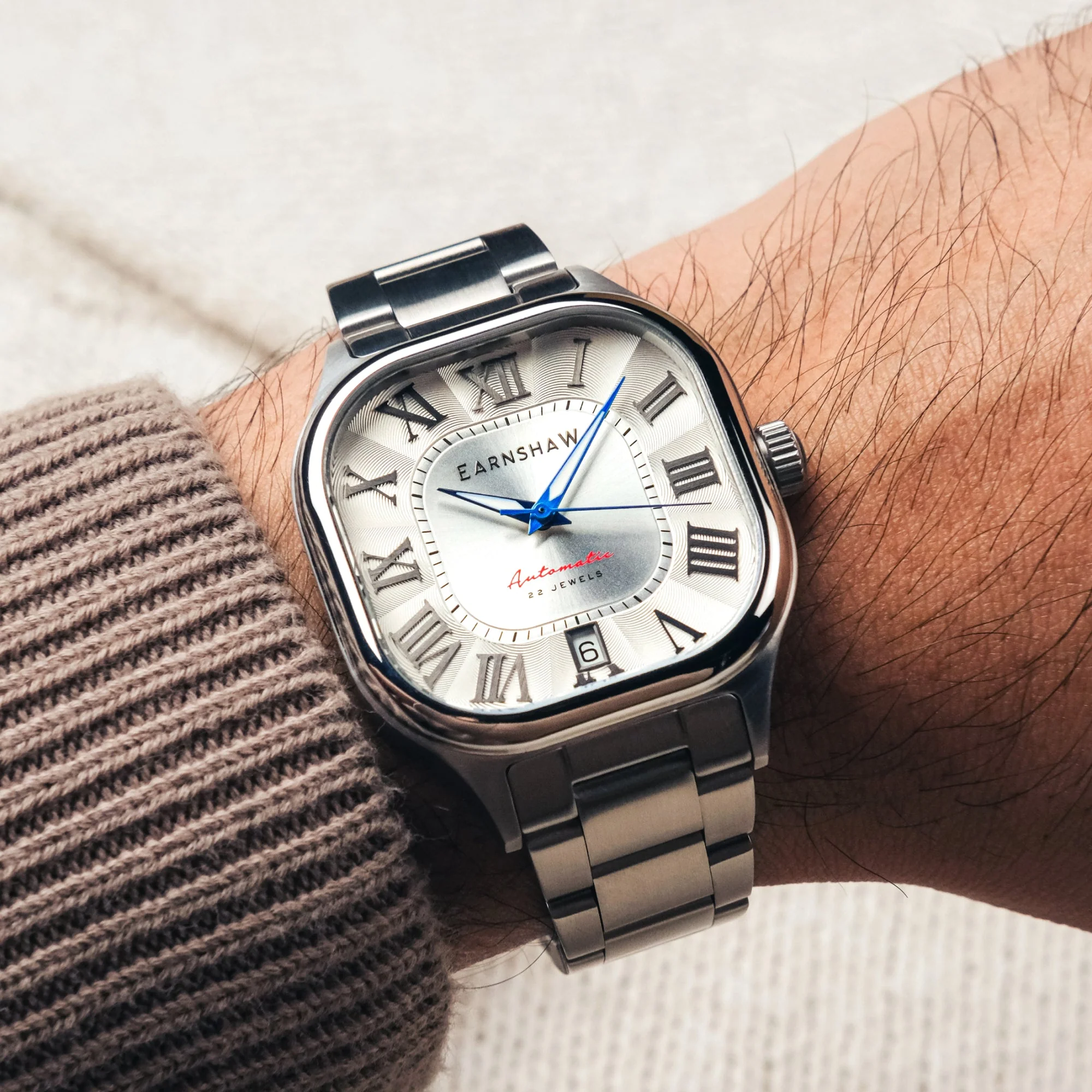 Coussin Automatic Silver / Stainless Steel | Silver Dial - Image 2