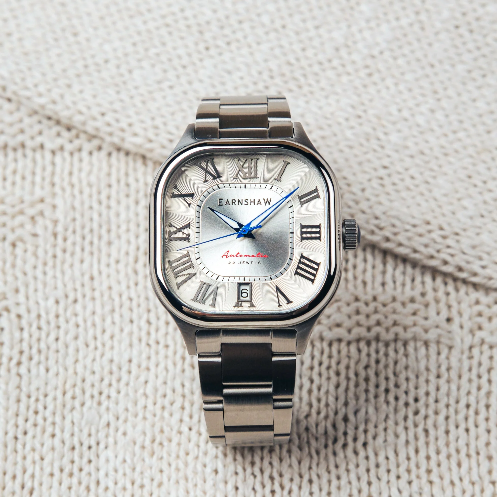 Coussin Automatic Silver / Stainless Steel | Silver Dial - Image 3
