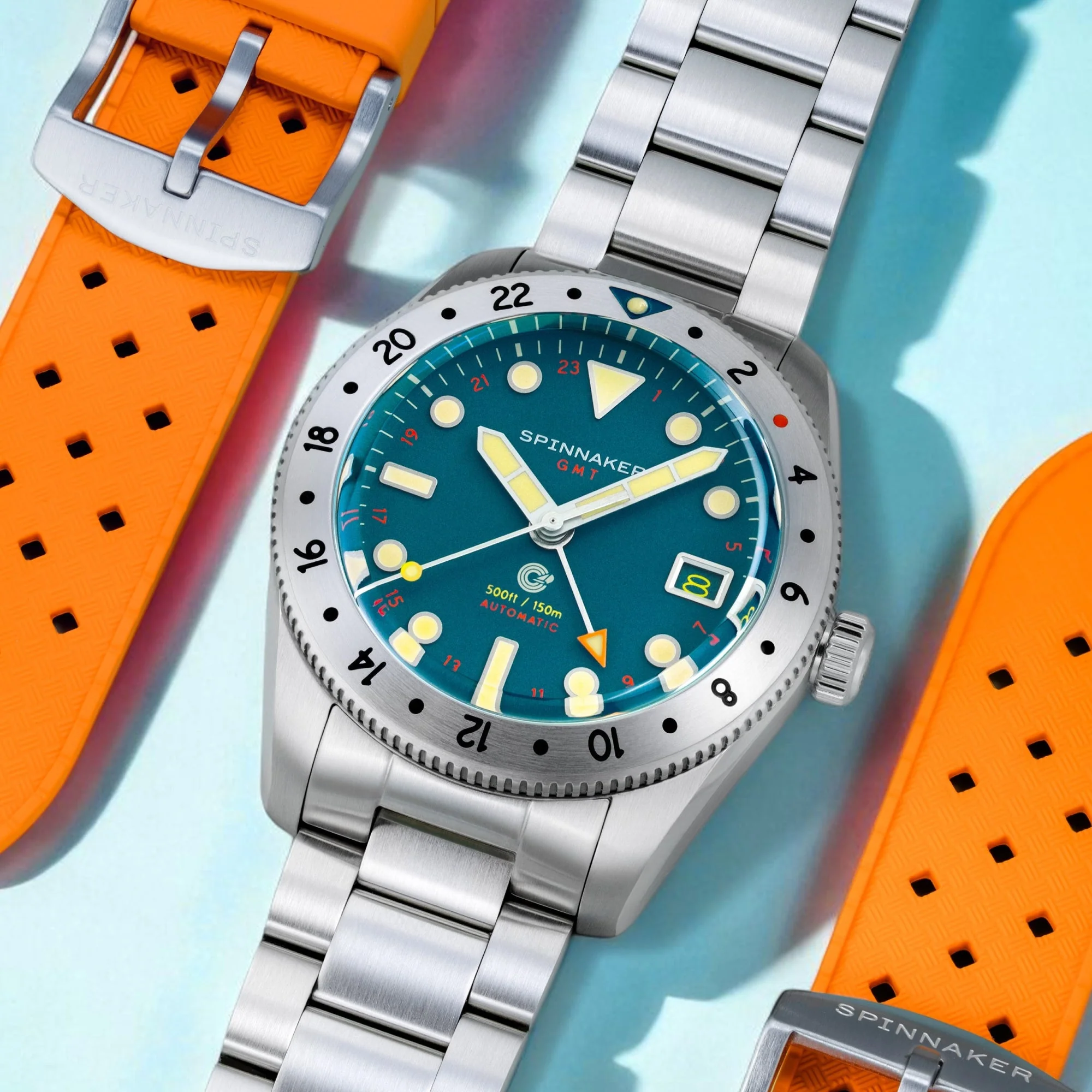 Croft 39 GMT Automatic Blue / Stainless Steel | Blue Dial - Image 3