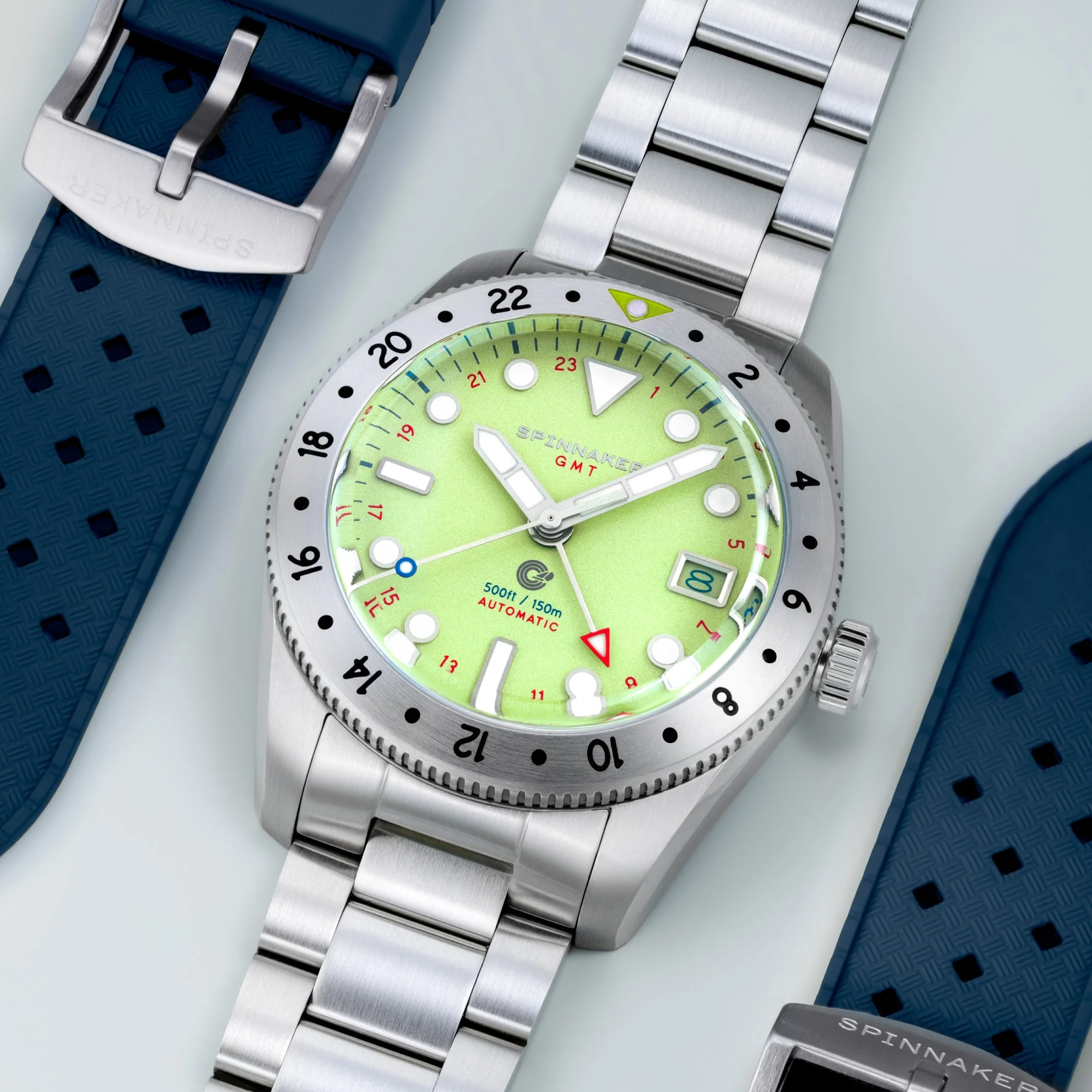 Croft 39 GMT Automatic Green / Stainless Steel | Green Dial - Image 3