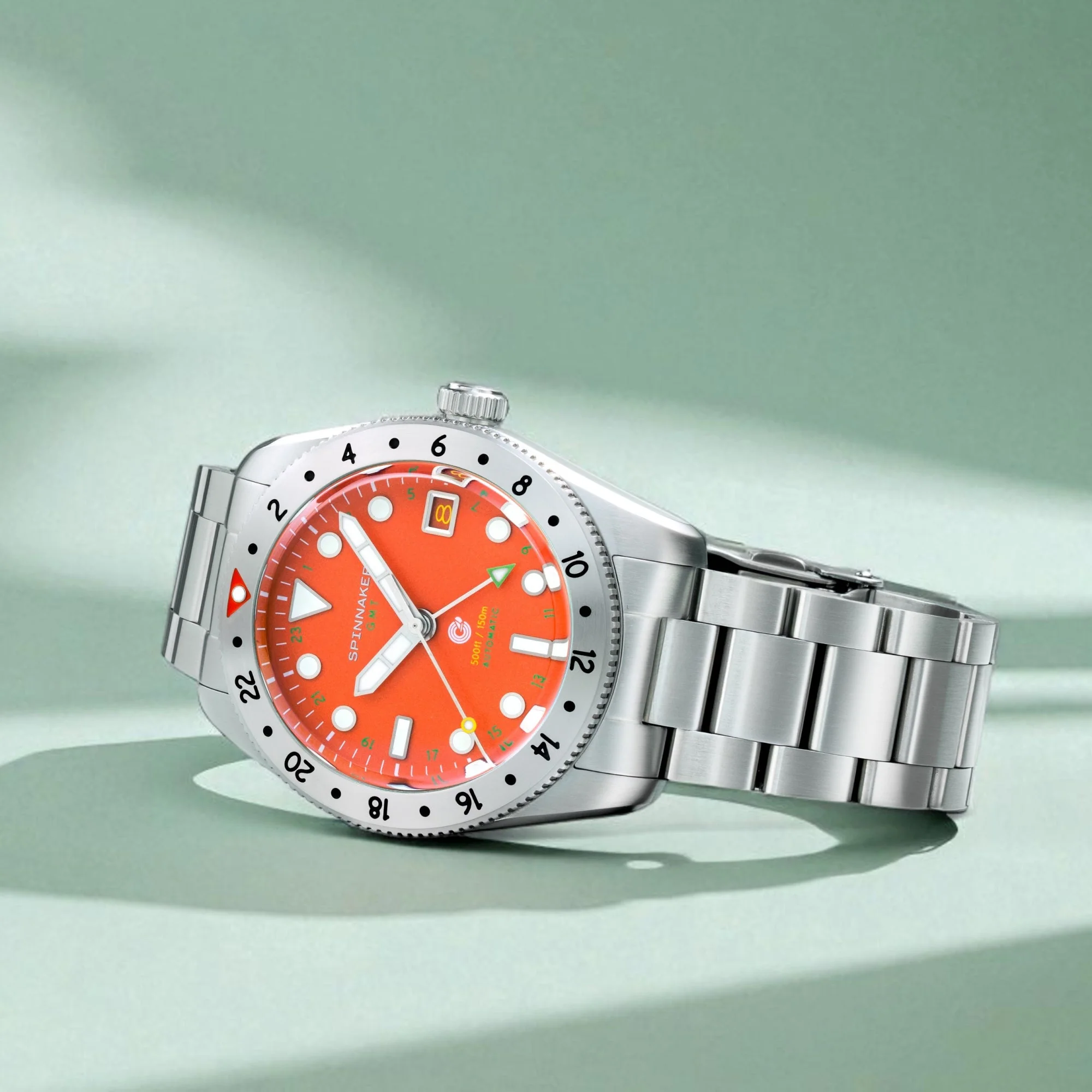 Croft 39 GMT Automatic Red / Stainless Steel | Red Dial - Image 4