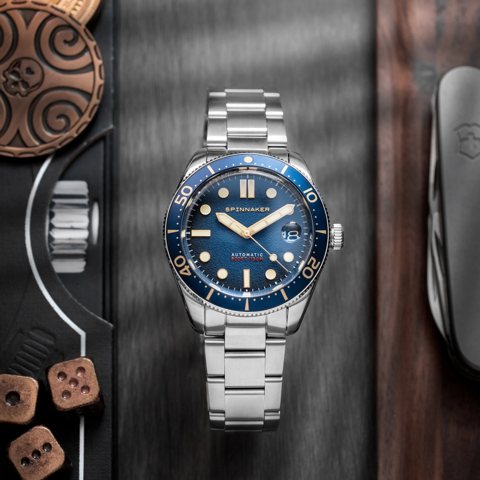 Croft Midsize Blue / Stainless Steel | Blue Dial - Image 4