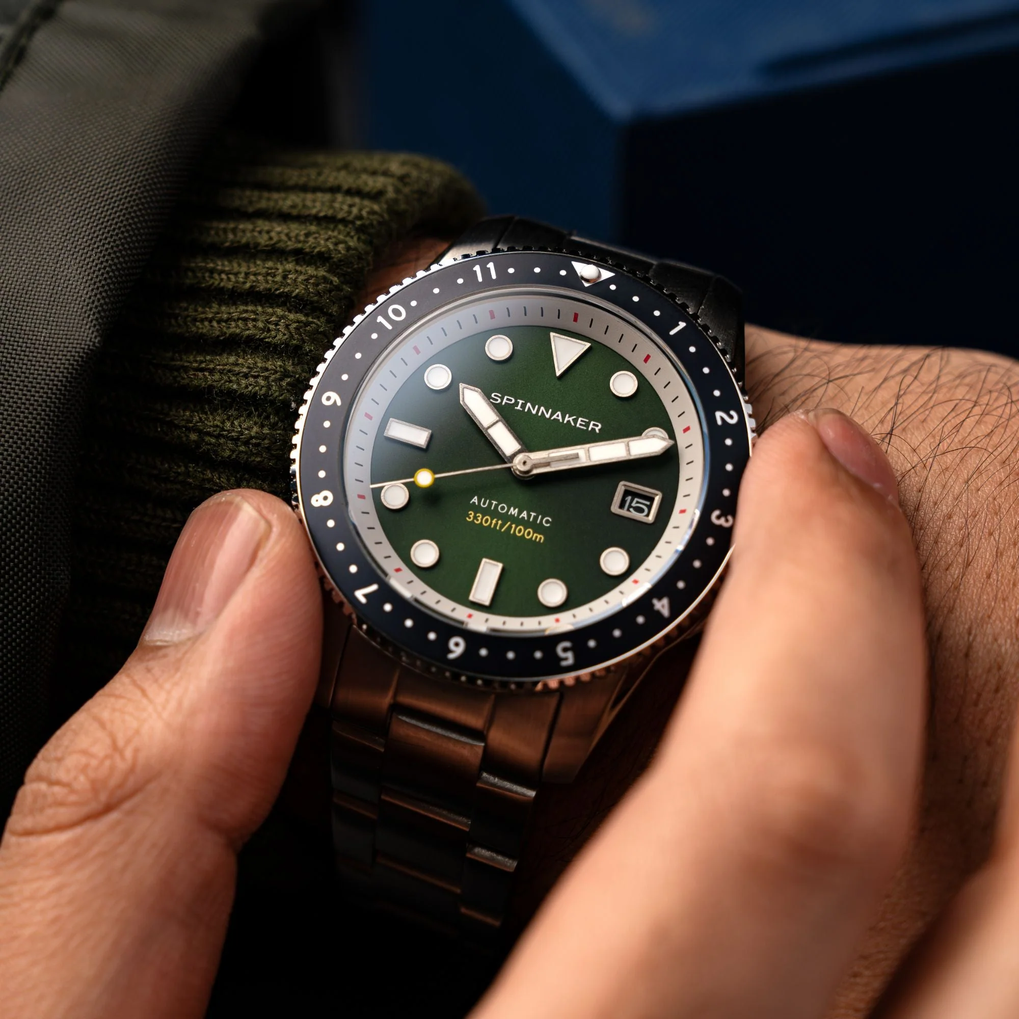 Croft Pioneer Automatic Green/Stainless Steel | Green Dial - Image 2