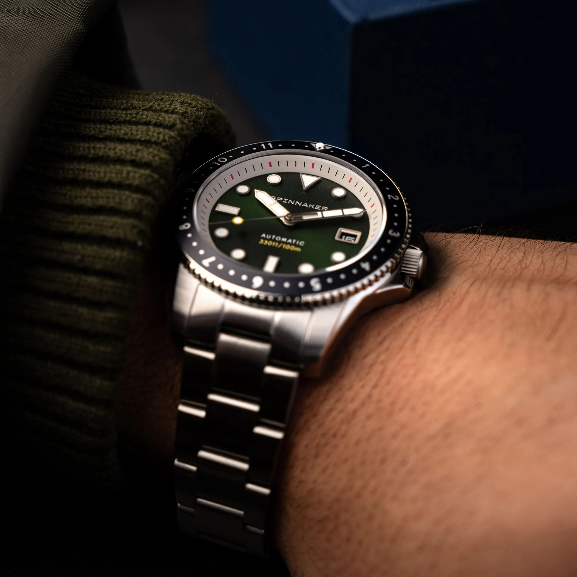Croft Pioneer Automatic Green/Stainless Steel | Green Dial - Image 3