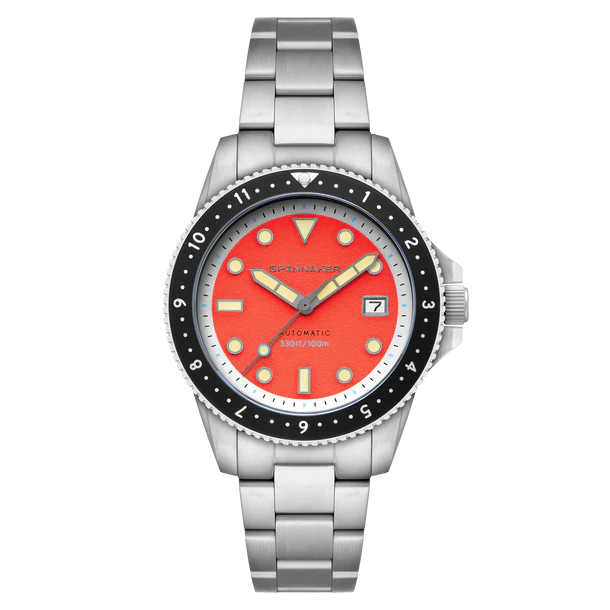 Croft Pioneer Automatic Orange / Stainless Steel | Orange Dial