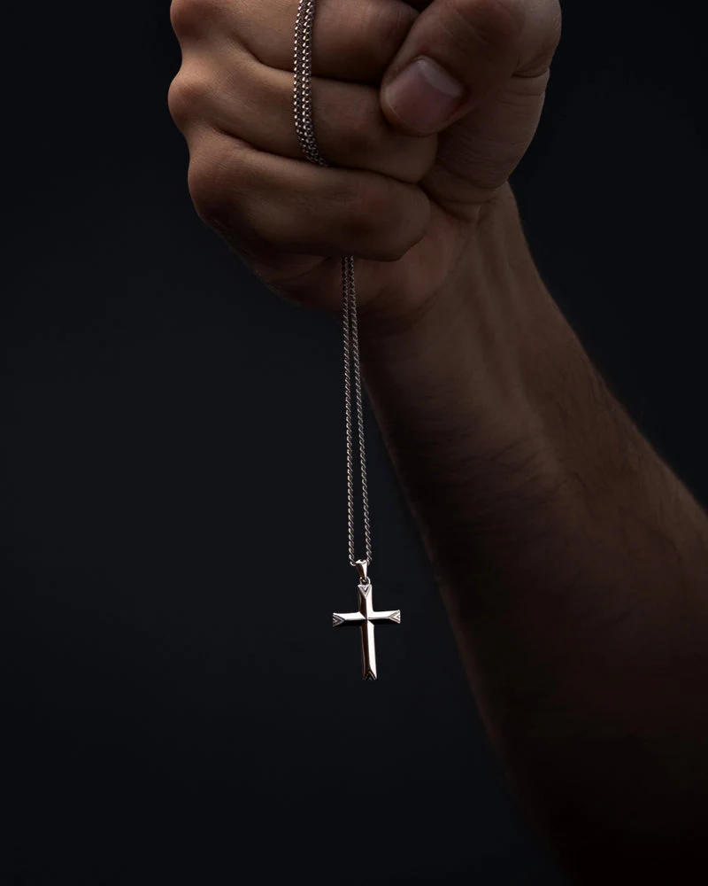 Cross Pendant Silver - Image 3