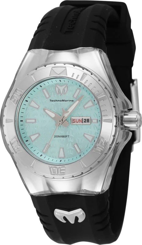Cruise Monogram 37mm / Turquoise / Black | turquoise Dial