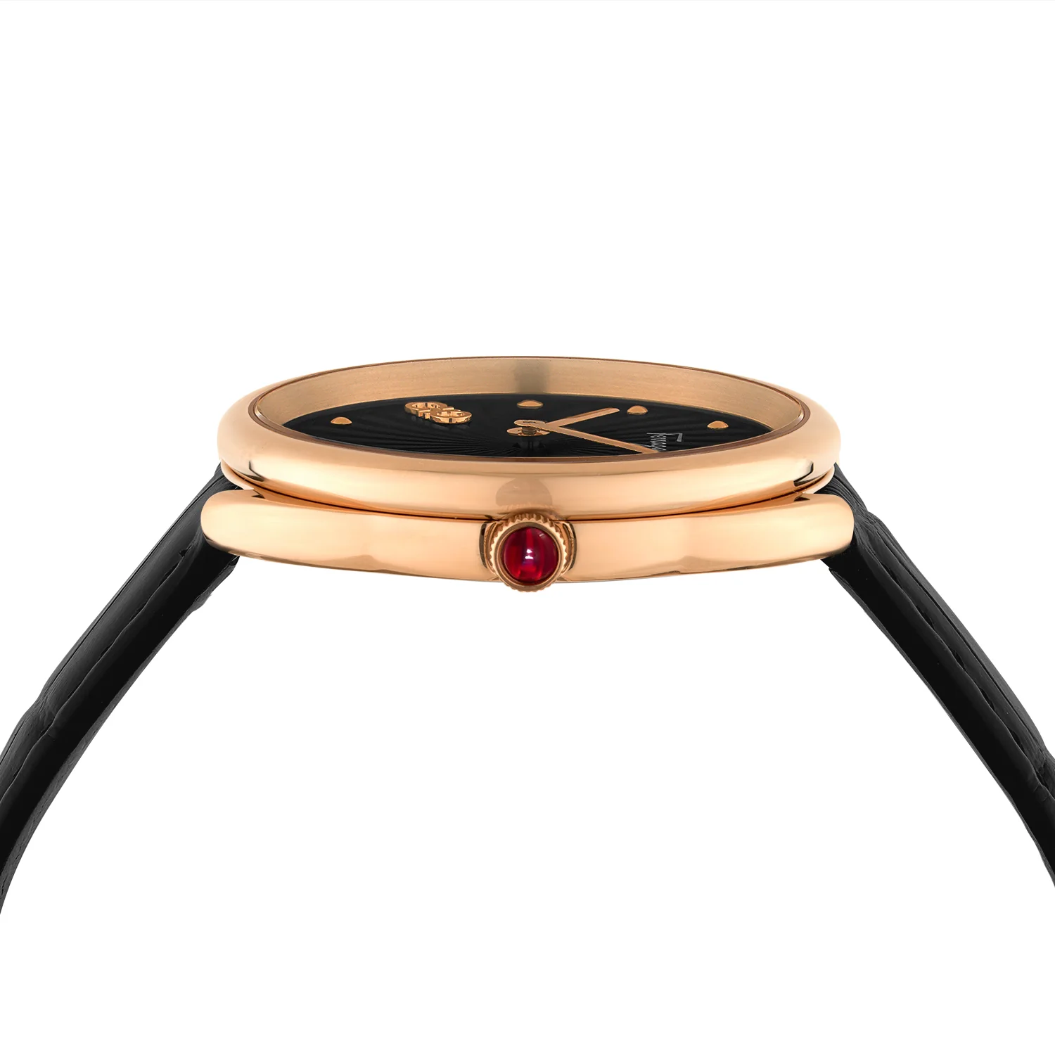 Cuir 34mm / Black / Black | Black Dial - Image 2