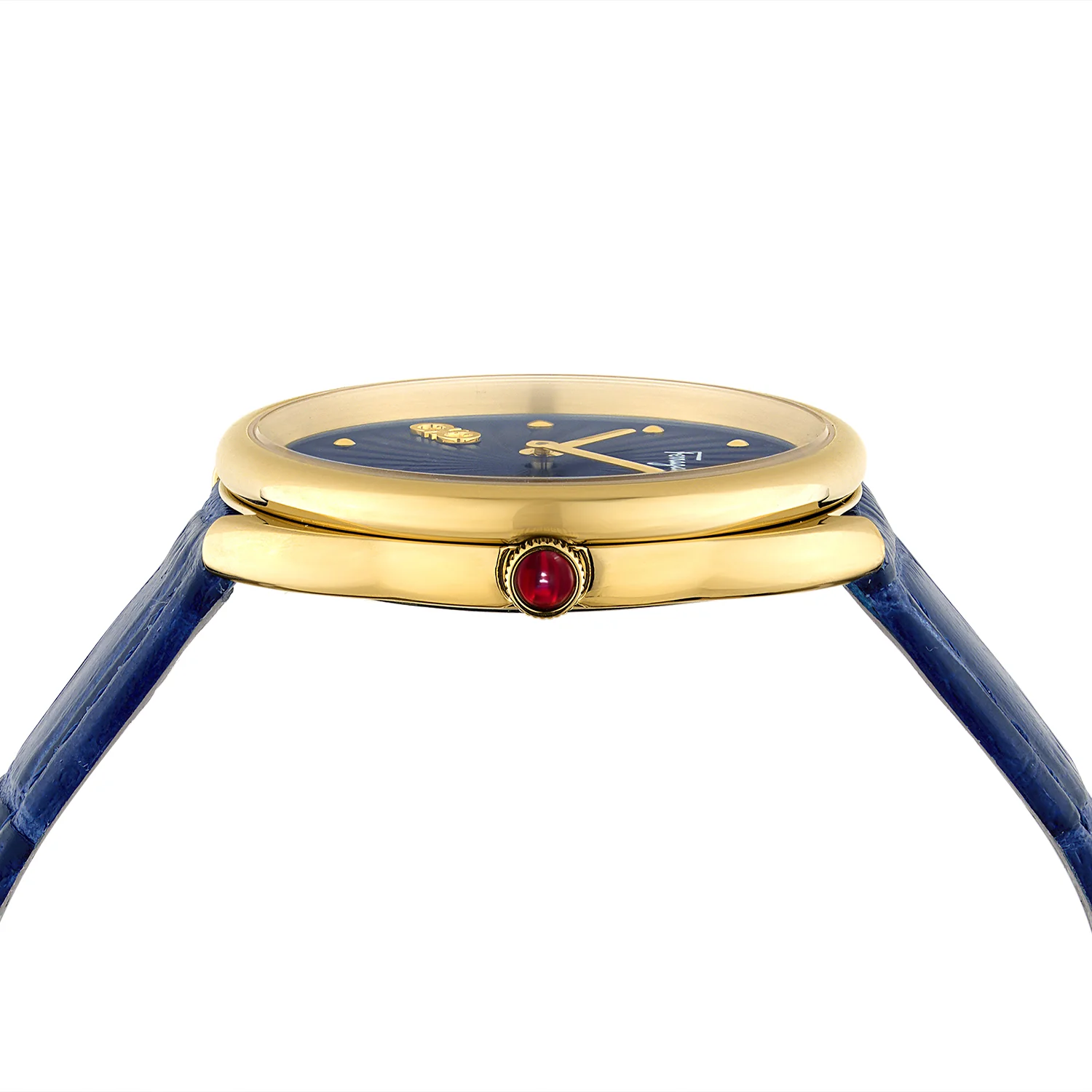 Cuir 34mm / Blue / Blue | Blue Dial - Image 2