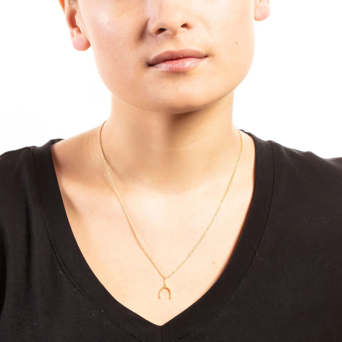 Daffodil Pendant Necklace 18k Yellow Gold - Image 2