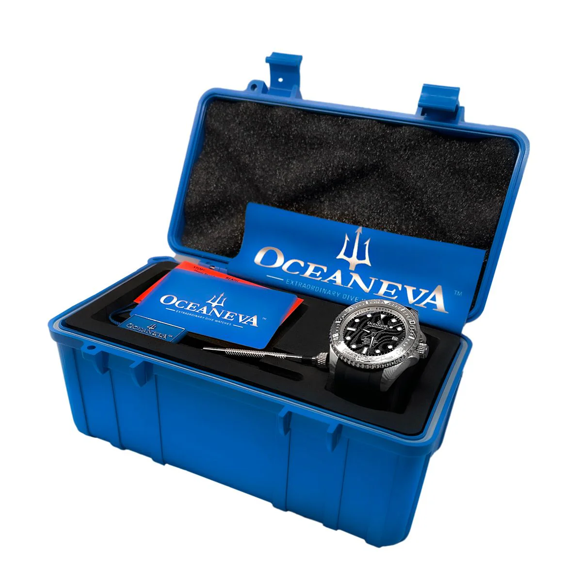 Damascus Steel Deep Marine Explorer II  | Black Dial - Image 4
