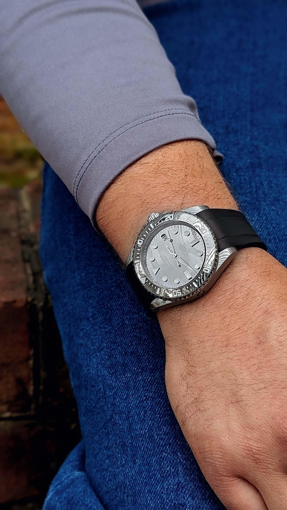 Damascus Deep Marine Explorer II Watch Grey Bezel | Dark Grey Dial - Image 2