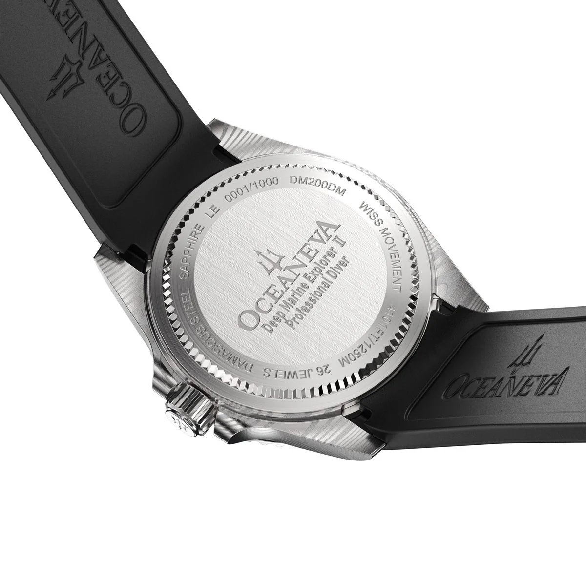 Damascus Deep Marine Explorer II Watch Grey Bezel | Dark Grey Dial - Image 41