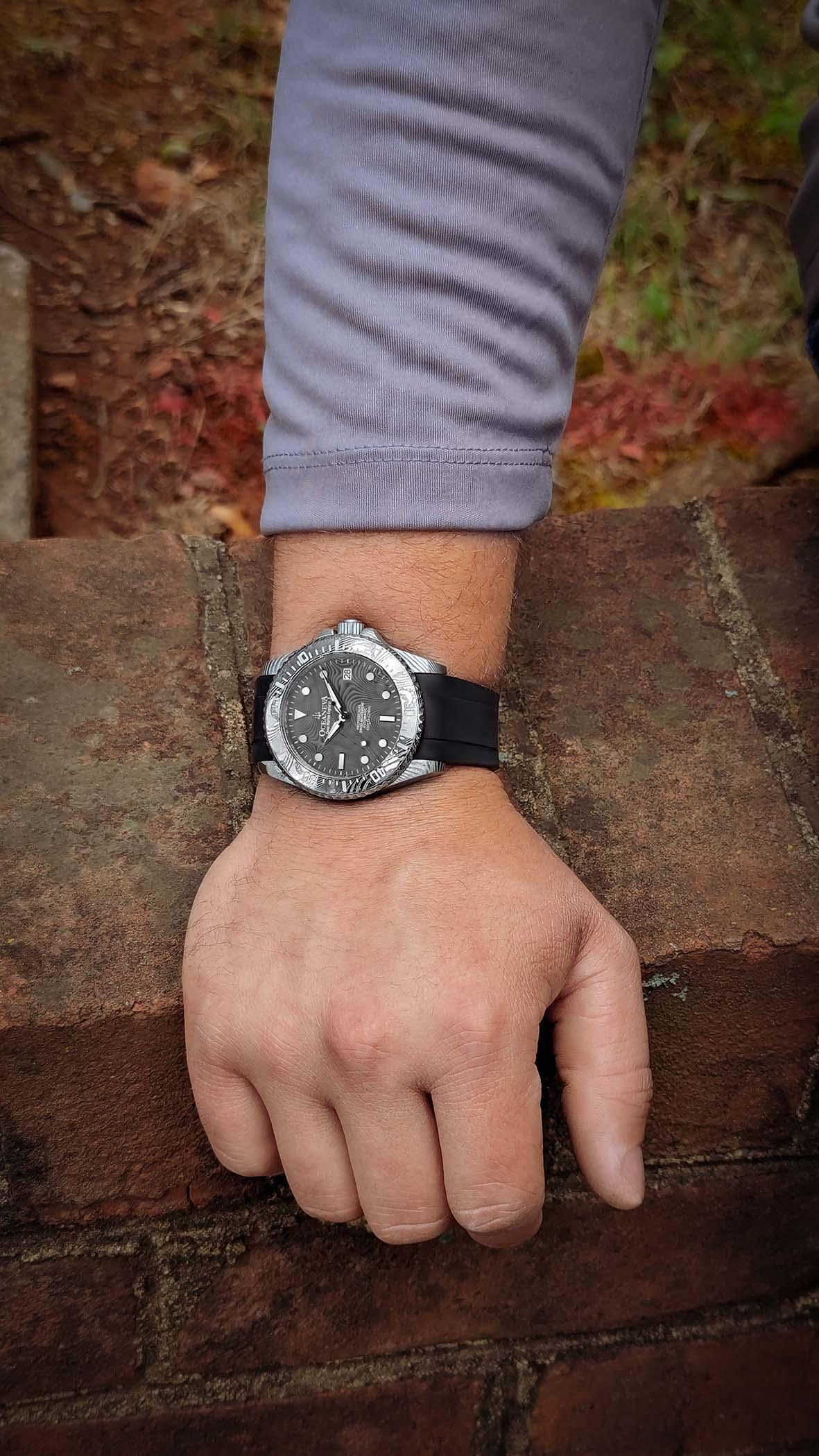 Damascus Deep Marine Explorer II Watch Grey Bezel | Dark Grey Dial - Image 42