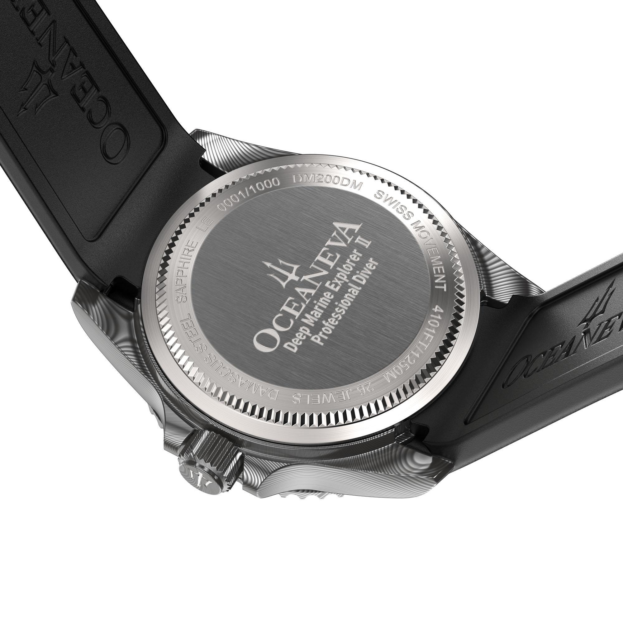 Damascus Deep Marine Explorer II Watch Grey Bezel | Dark Grey Dial - Image 5