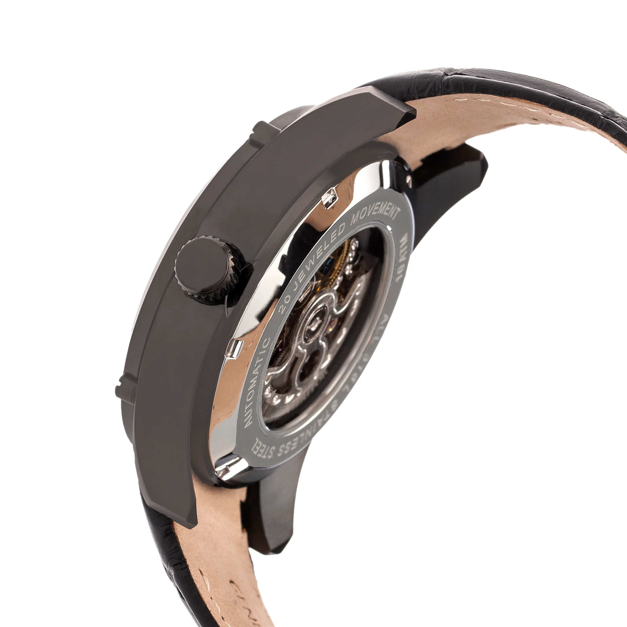 Daniels Genuine Leather Black | Black Dial - Image 3
