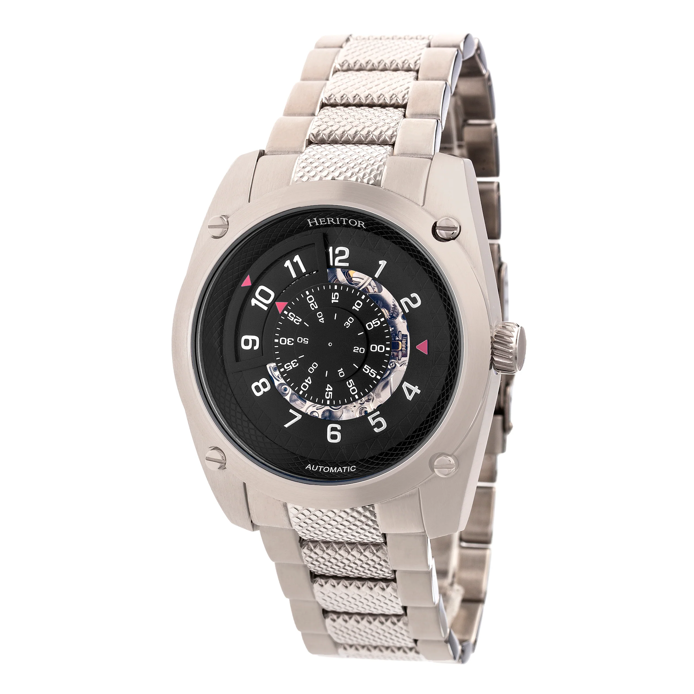 Daniels Stainless Steel Silver | Black Dial