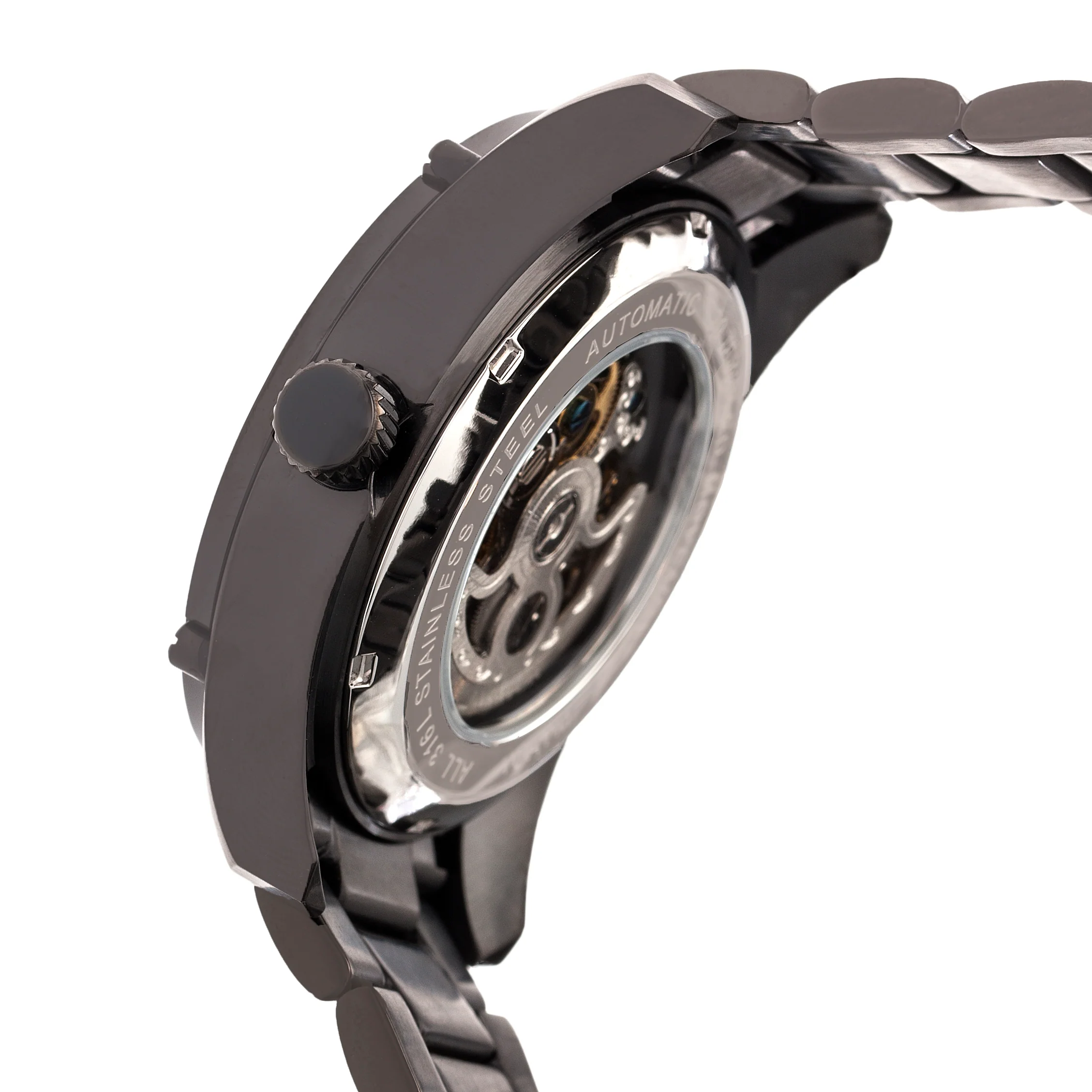 Daniels Stainless Steel Black | Black Dial - Image 3