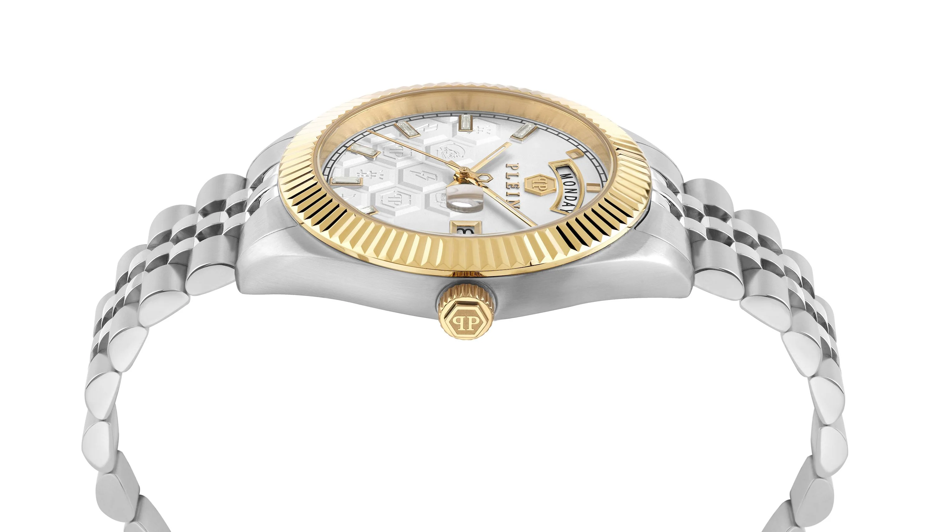 DATE SUPERLATIVE GENT 42MM Silver / Stainless Steel Silver Dial - Image 3