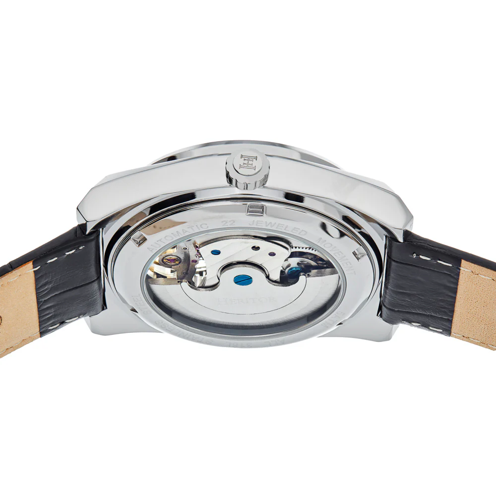 Daxton Semi Skeleton Black/Black | Black Dial - Image 4