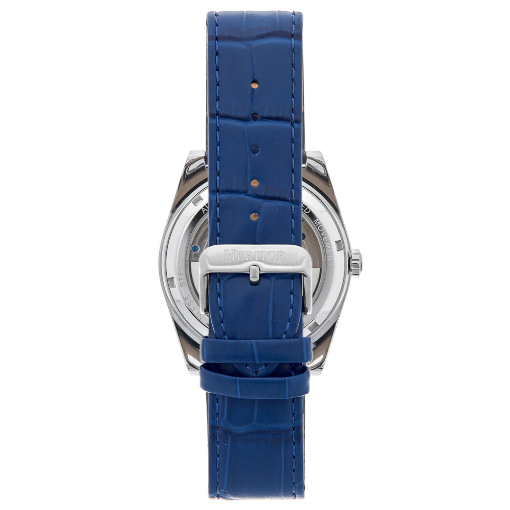 Daxton Semi Skeleton Blue | Blue Dial - Image 3