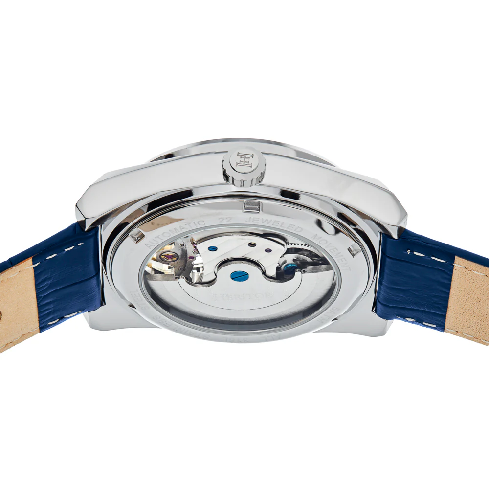 Daxton Semi Skeleton Blue | Blue Dial - Image 4
