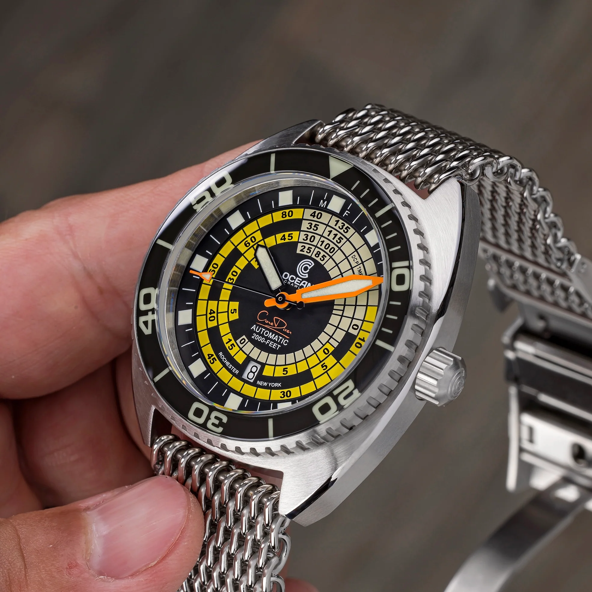 Decompression Timer Yellow DCT | Yellow Dial - Image 2