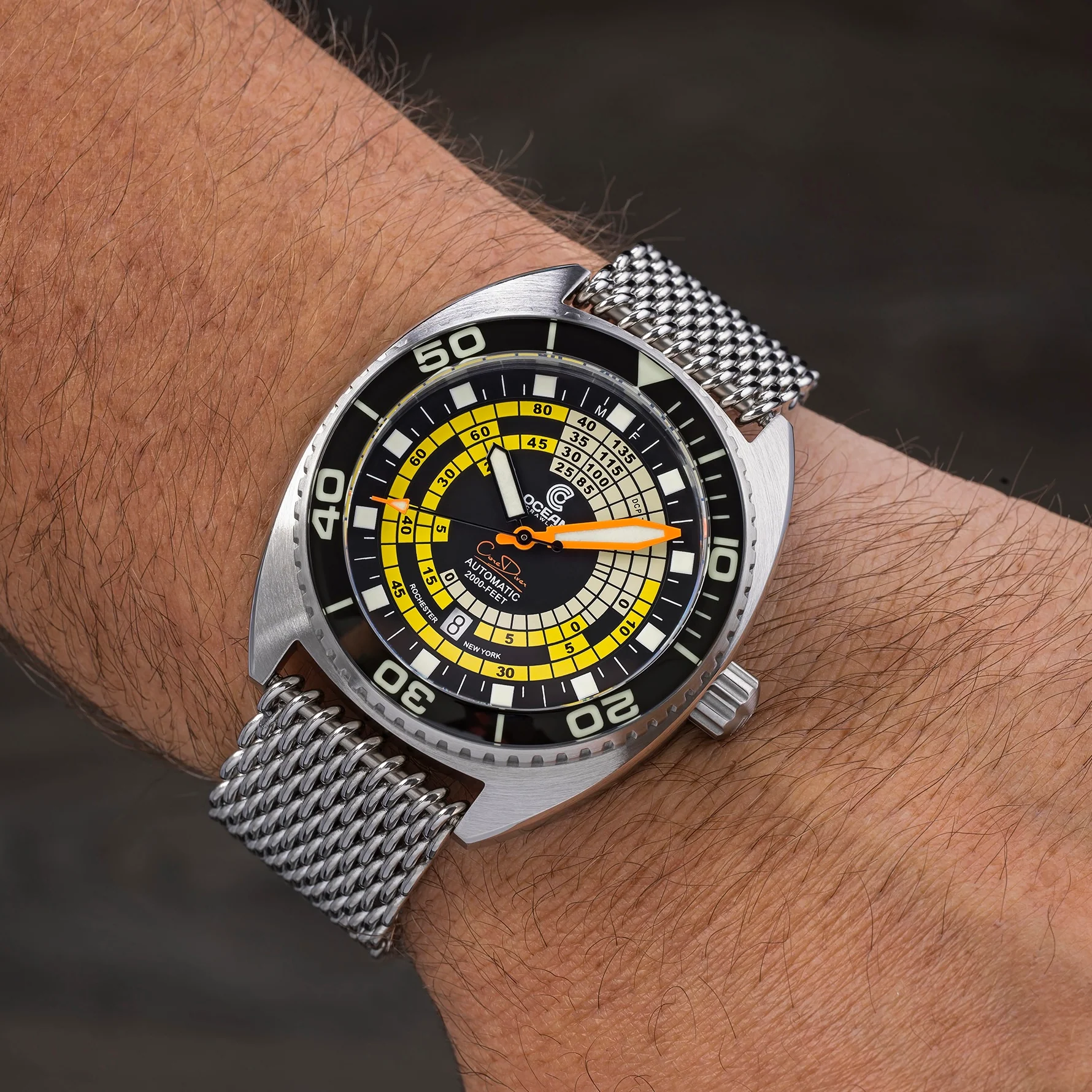 Decompression Timer Yellow DCT | Yellow Dial - Image 3