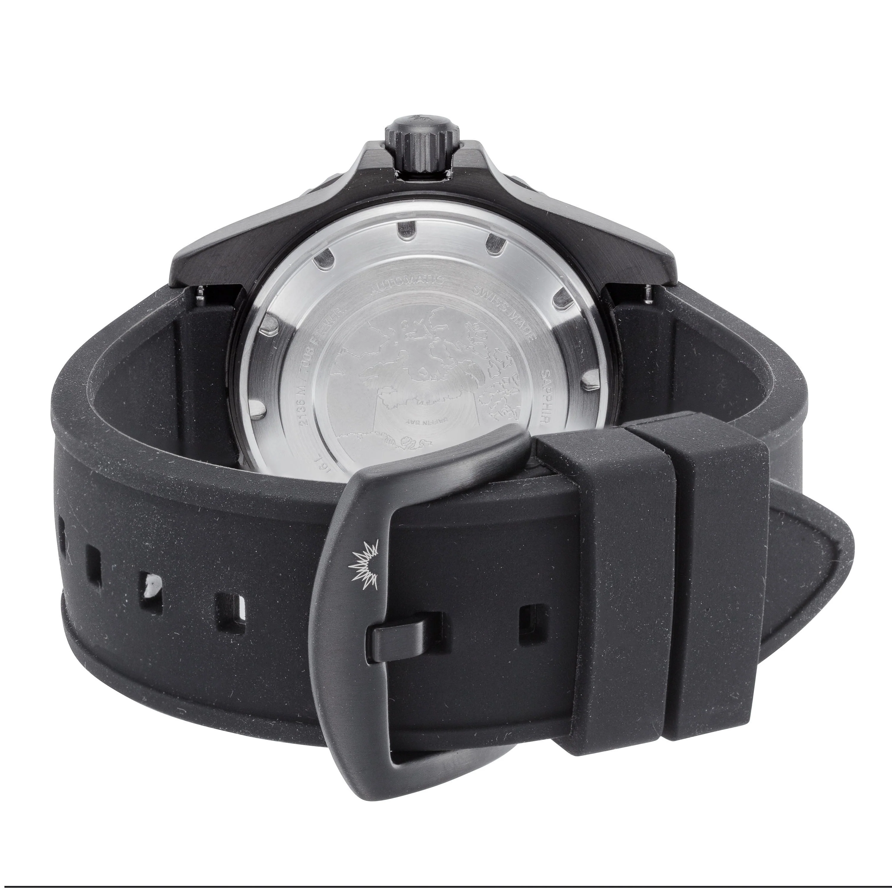Deep Bay 45mm / Black and Green / Black | Black and Green Dial - Image 2