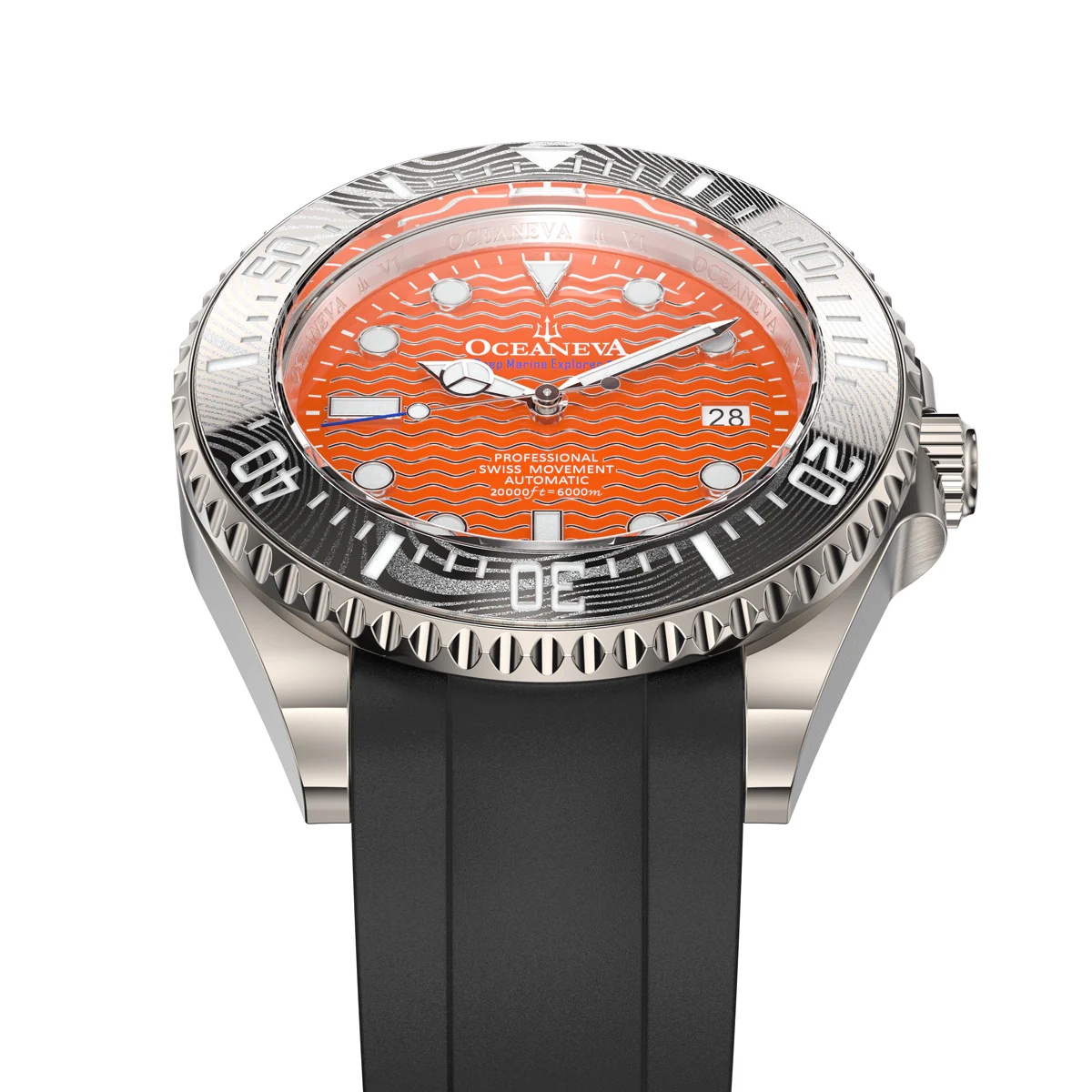 Deep Marine Explorer VI 6000m Grade 5 Titanium 6000m/OrangeDial | Orange Dial - Image 10