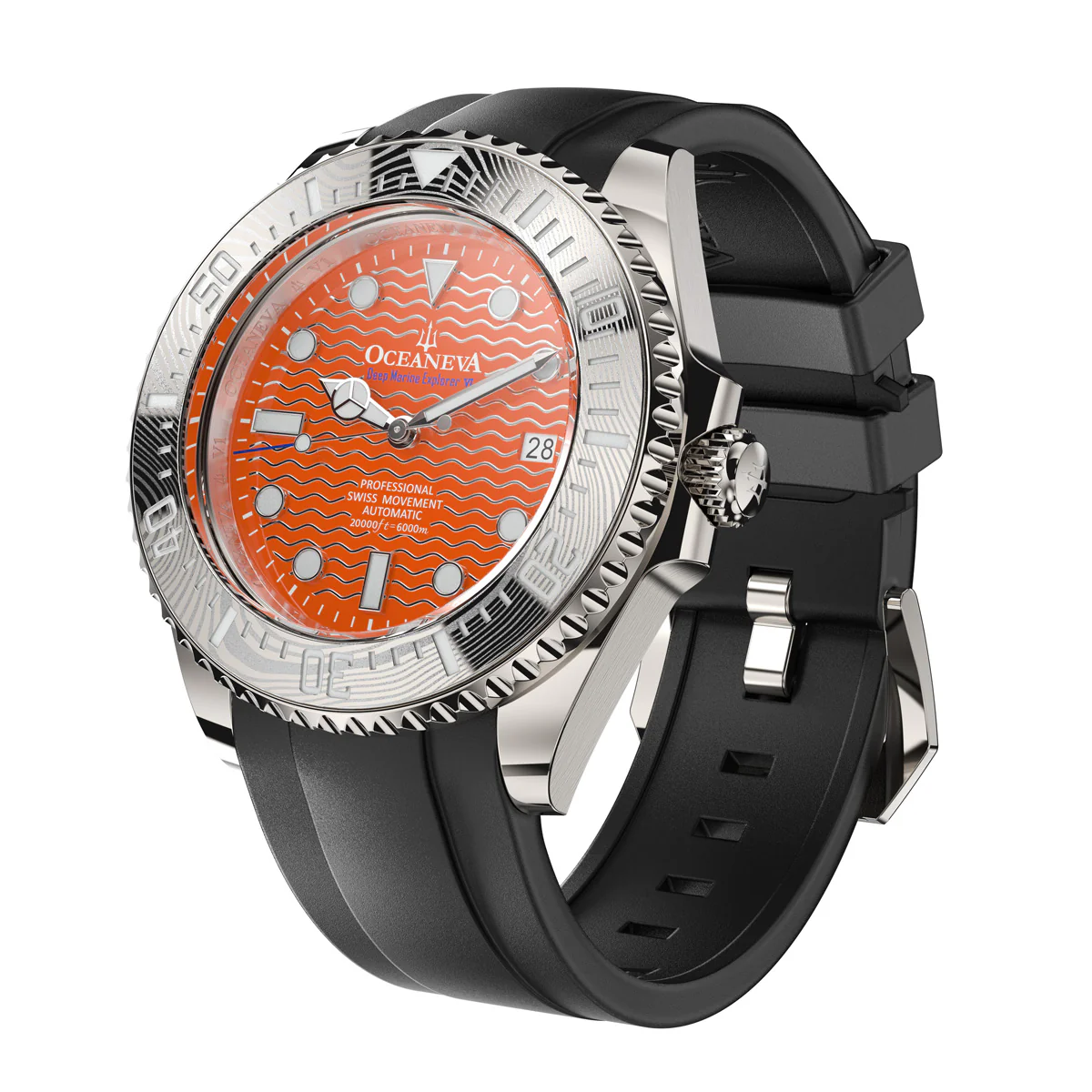 Deep Marine Explorer VI 6000m Grade 5 Titanium 6000m/OrangeDial | Orange Dial - Image 19