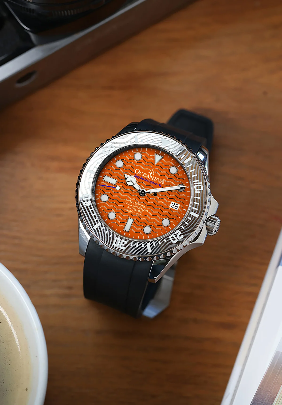 Deep Marine Explorer VI 6000m Grade 5 Titanium 6000m/OrangeDial | Orange Dial - Image 32