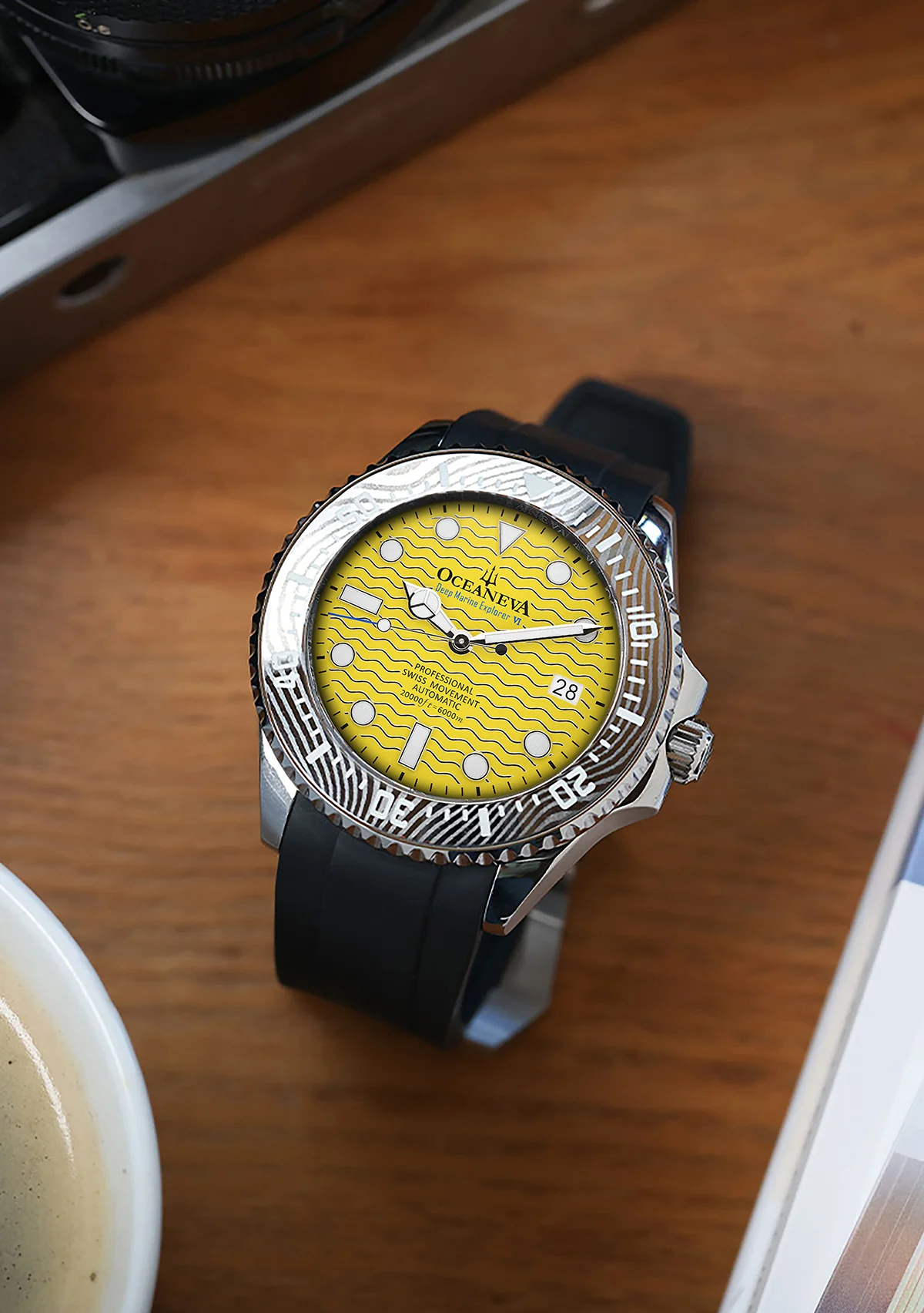 Deep Marine Explorer VI 6000m Grade 5 Titanium 6000m/YellowDial | Yellow Dial - Image 4