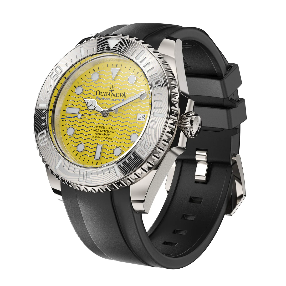 Deep Marine Explorer VI 6000m Grade 5 Titanium 6000m/YellowDial | Yellow Dial - Image 9