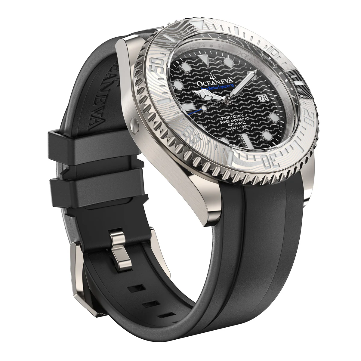 Deep Marine Explorer VI 6000m Grade 5 Titanium 6000m/BlackDial | Black Dial - Image 17