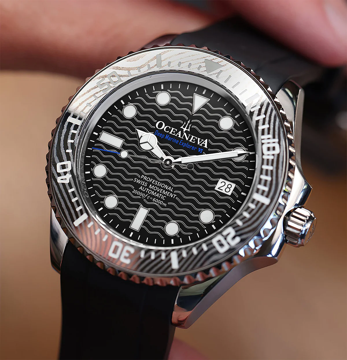 Deep Marine Explorer VI 6000m Grade 5 Titanium 6000m/BlackDial | Black Dial - Image 29