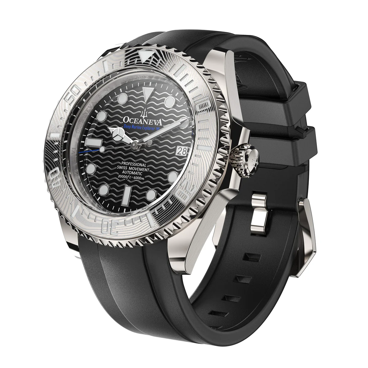 Deep Marine Explorer VI 6000m Grade 5 Titanium 6000m/BlackDial | Black Dial - Image 36
