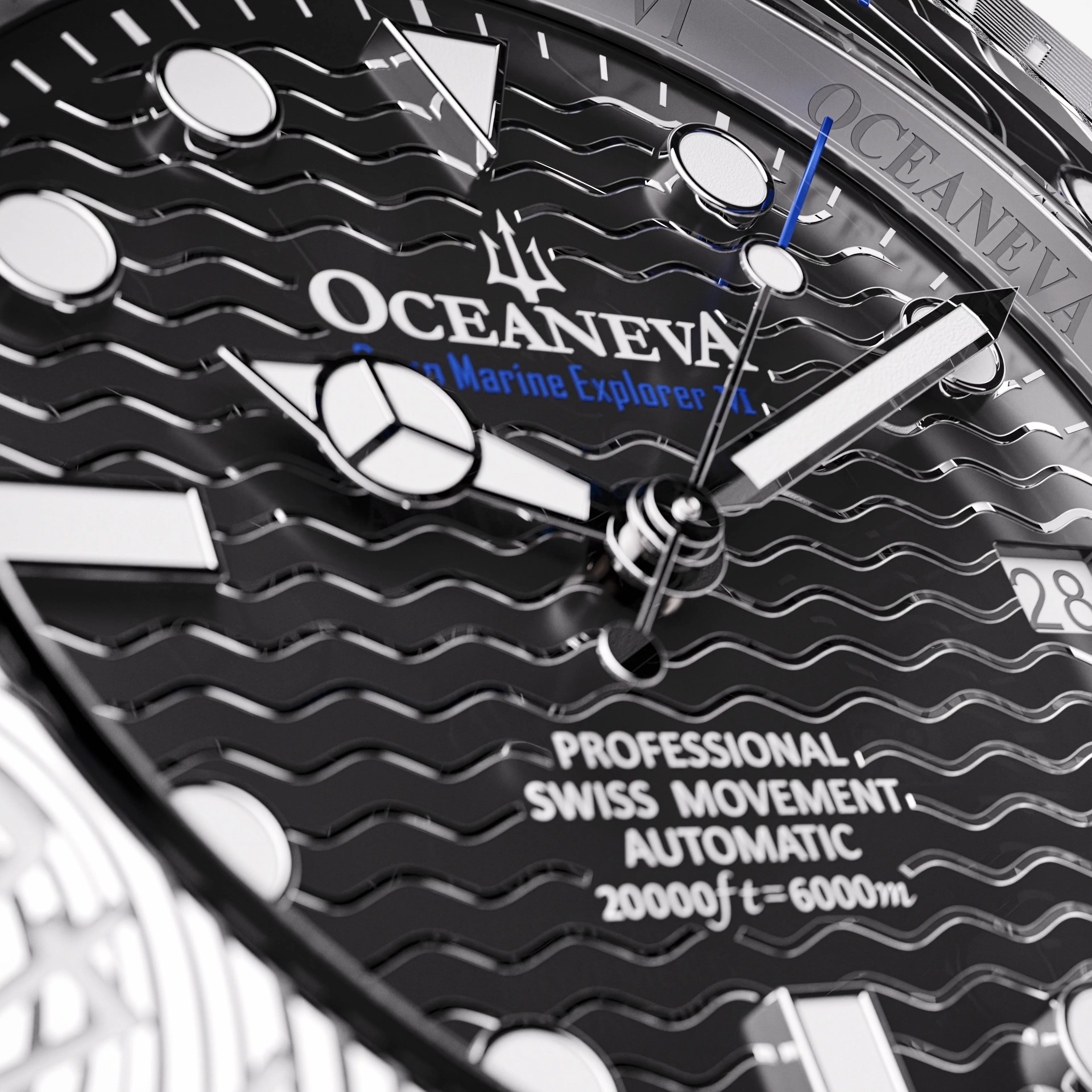Deep Marine Explorer VI 6000m Grade 5 Titanium 6000m/BlackDial | Black Dial - Image 9