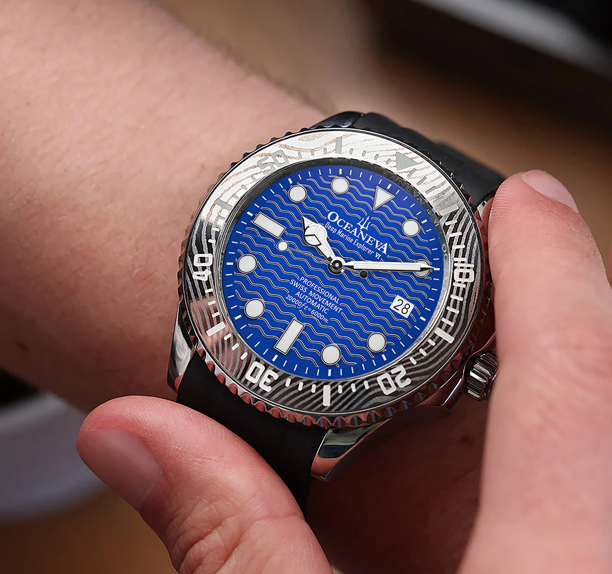 Deep Marine Explorer VI 6000m Grade 5 Titanium 6000m/BlueDial | Blue Dial - Image 46
